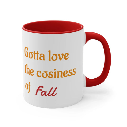 The Cosiness of Fall - Mug - 11oz Booklovers' Coffee - The Dreamer's Bookshop.