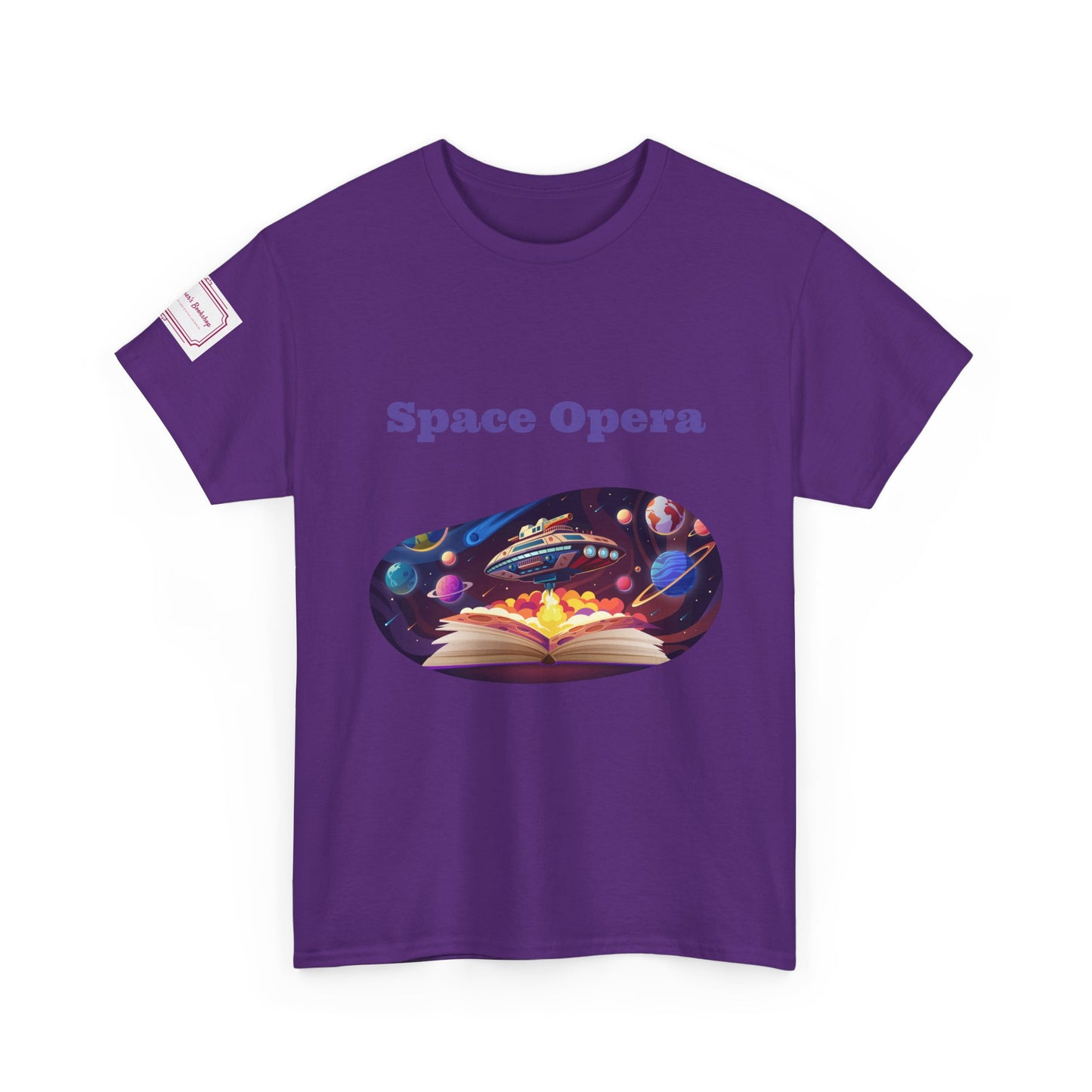 Space Opera - Graphic Unisex Heavy Cotton Tee - Sci-Fi Books