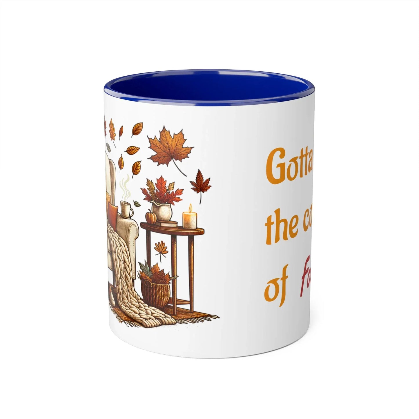 The Cosiness of Fall - 11oz Cup for Booklovers - The Dreamer's Bookshop.