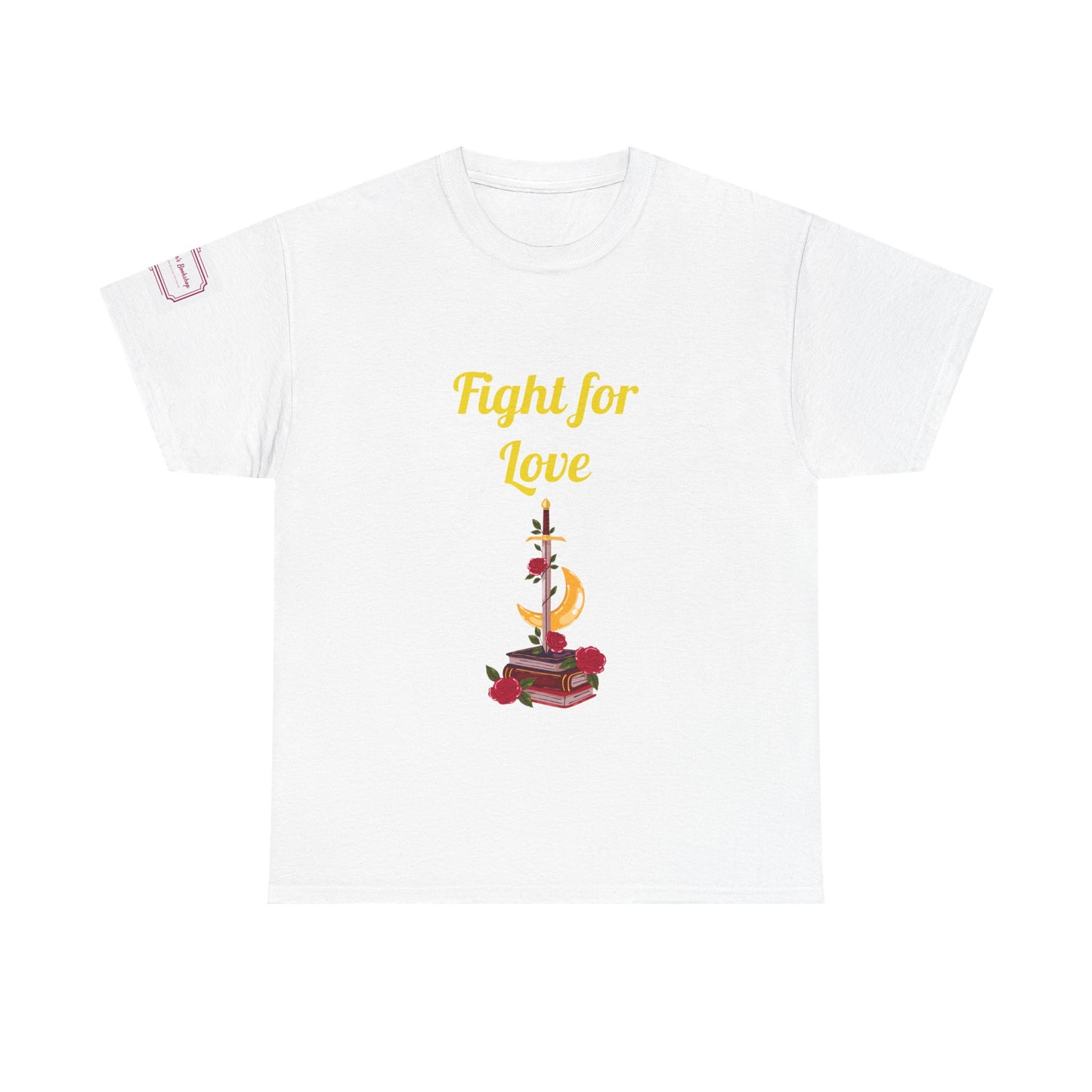 UK - Fight for Love -  Unisex Heavy Cotton Tee - Romance Books