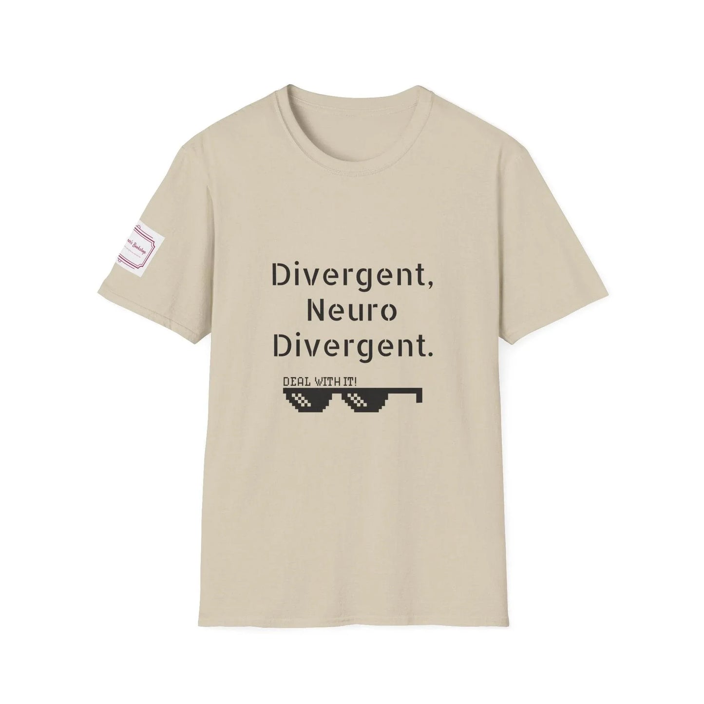 Divergent Neuro Divergent T-Shirt - Unisex Softstyle Tee for Neurodiversity Awareness - The Dreamer's Bookshop.