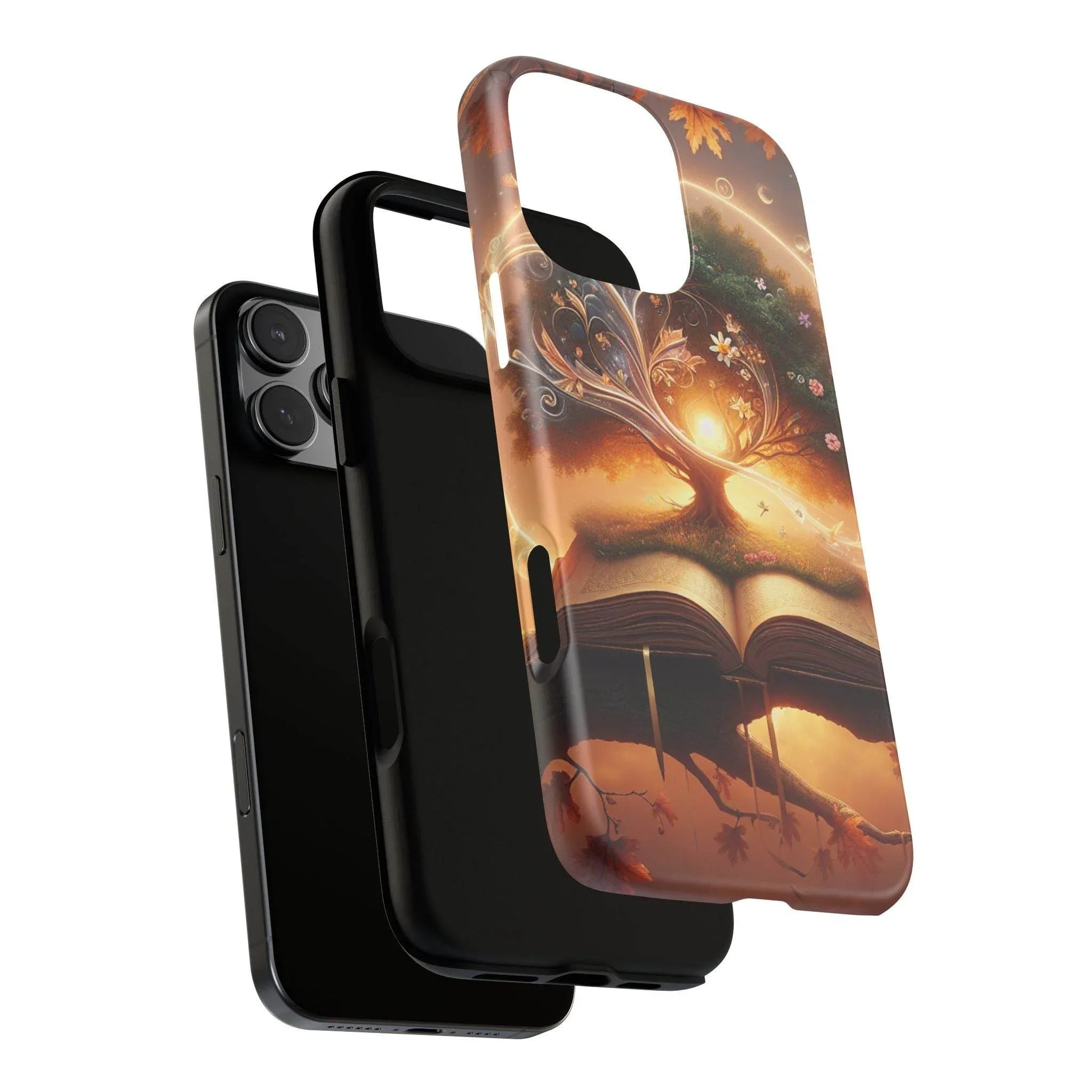Nature-Inspired iPhone & Samsung Phone Case with Tree of Life Design - The Dreamer's Bookshop.