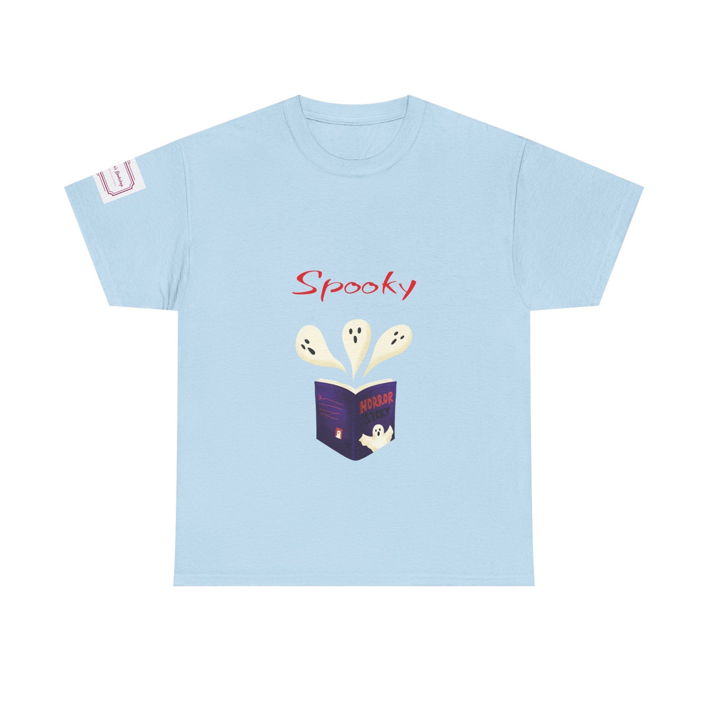 AU - Fiction - Unisex Heavy Cotton Tee - Spooky Books