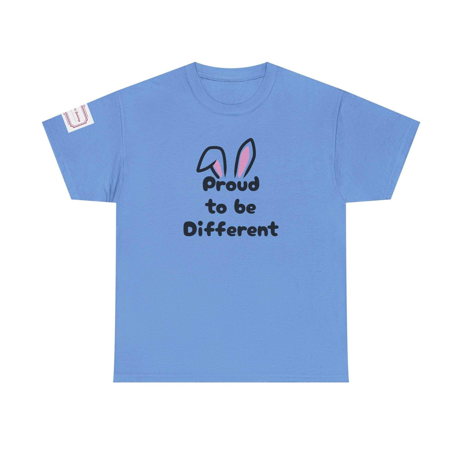 Proud to be Different Unisex Heavy Cotton Tee - Celebrate Individuality - The Dreamer's Bookshop.