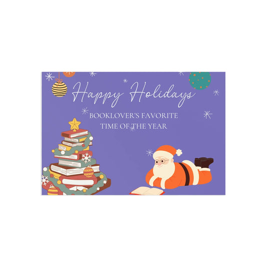 The Dreamer's Bookshop "Booklover's XMas" Cute Christmas Cards - The Dreamer's Bookshop.