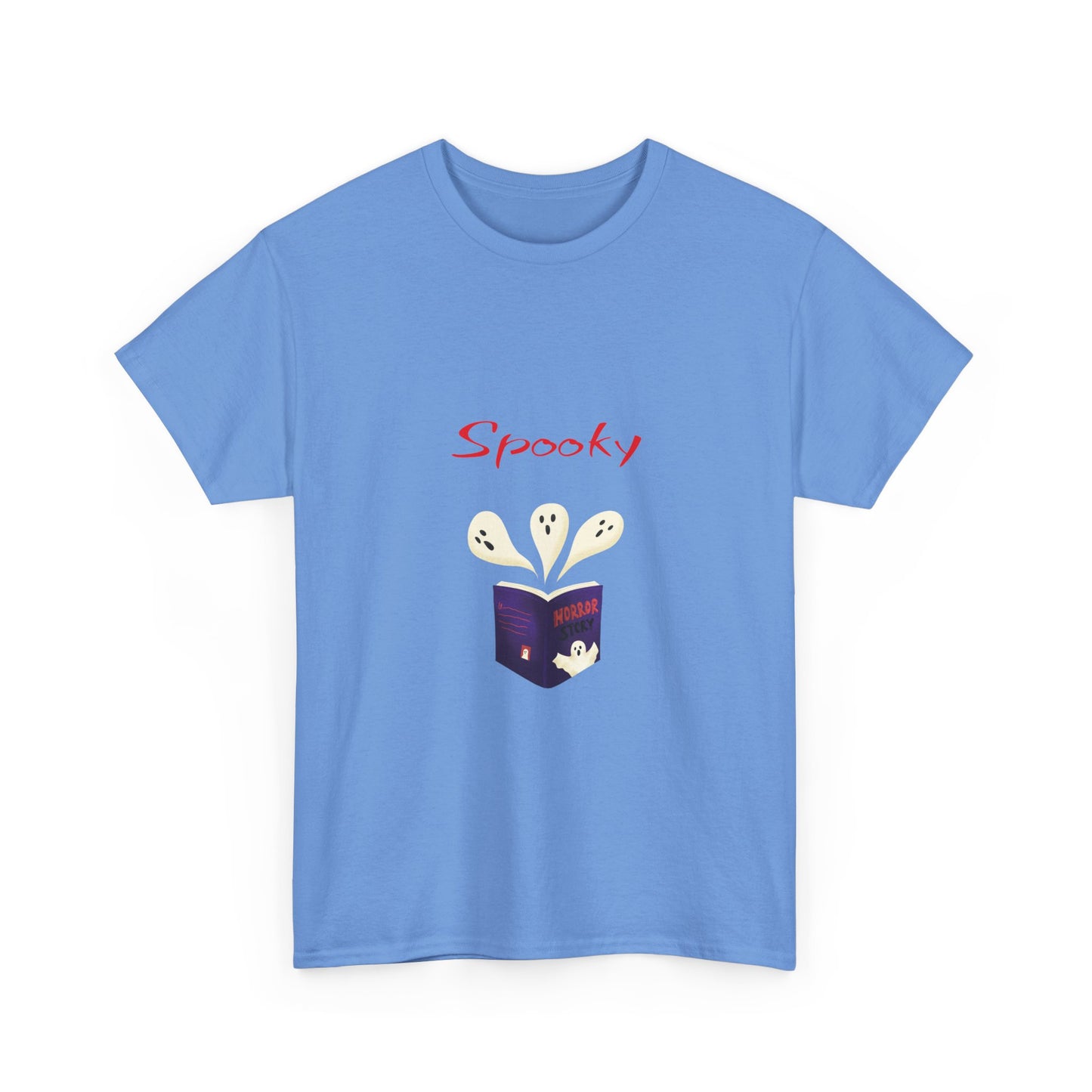 CA - Fiction -  Graphic Tee - Unisex Heavy Cotton T-Shirt Spooky Books
