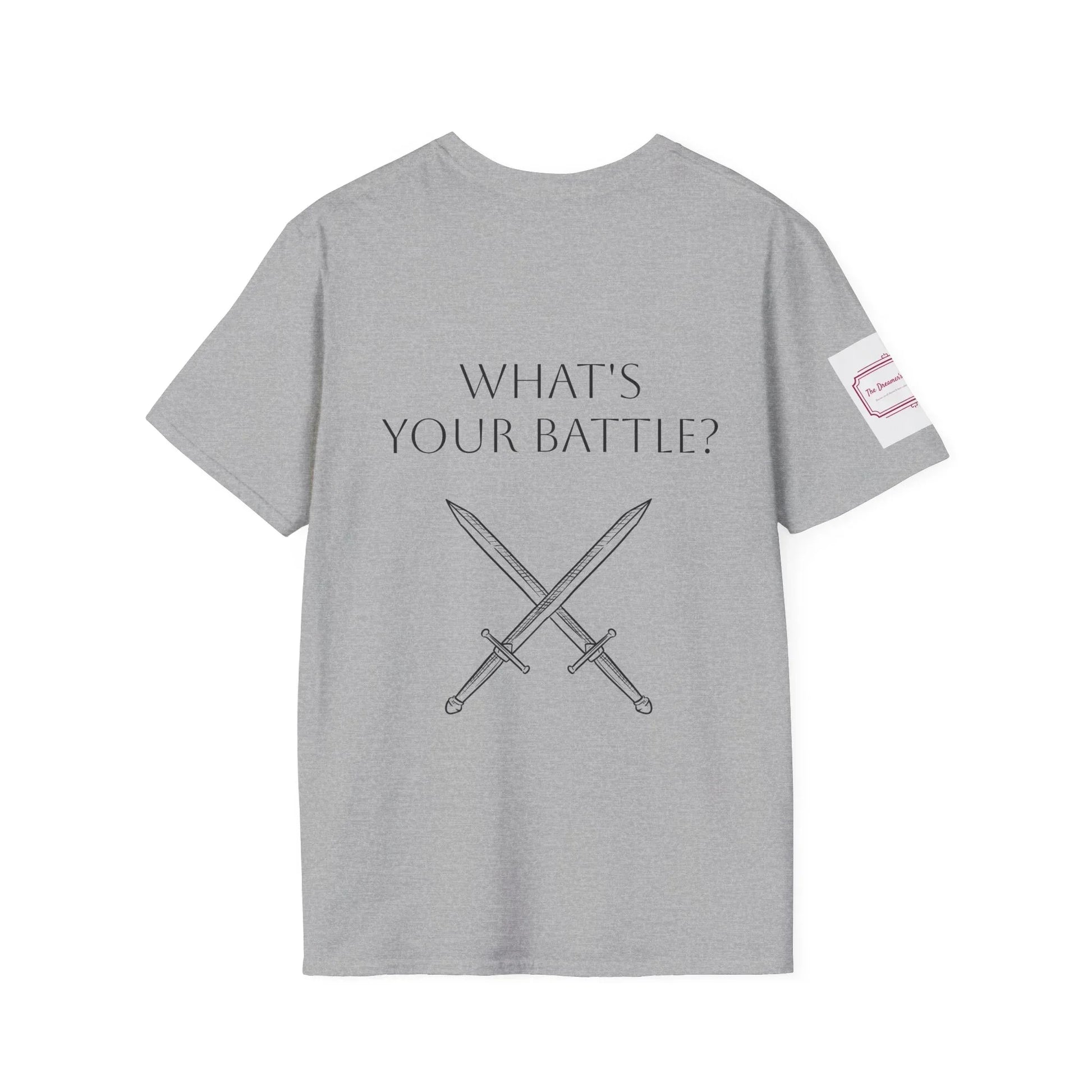 Anxiety Warrior Unisex Softstyle T-Shirt - Empower Your Battle - The Dreamer's Bookshop.