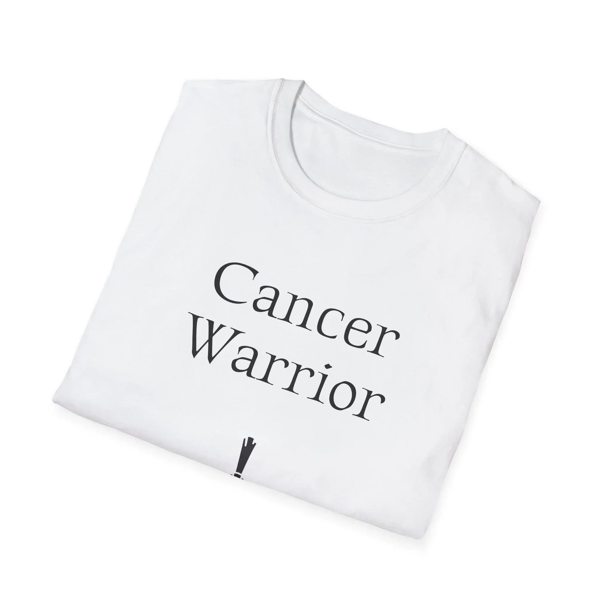 Cancer Warrior Unisex Softstyle T-Shirt - Empowering Battle for Women's Health - The Dreamer's Bookshop.
