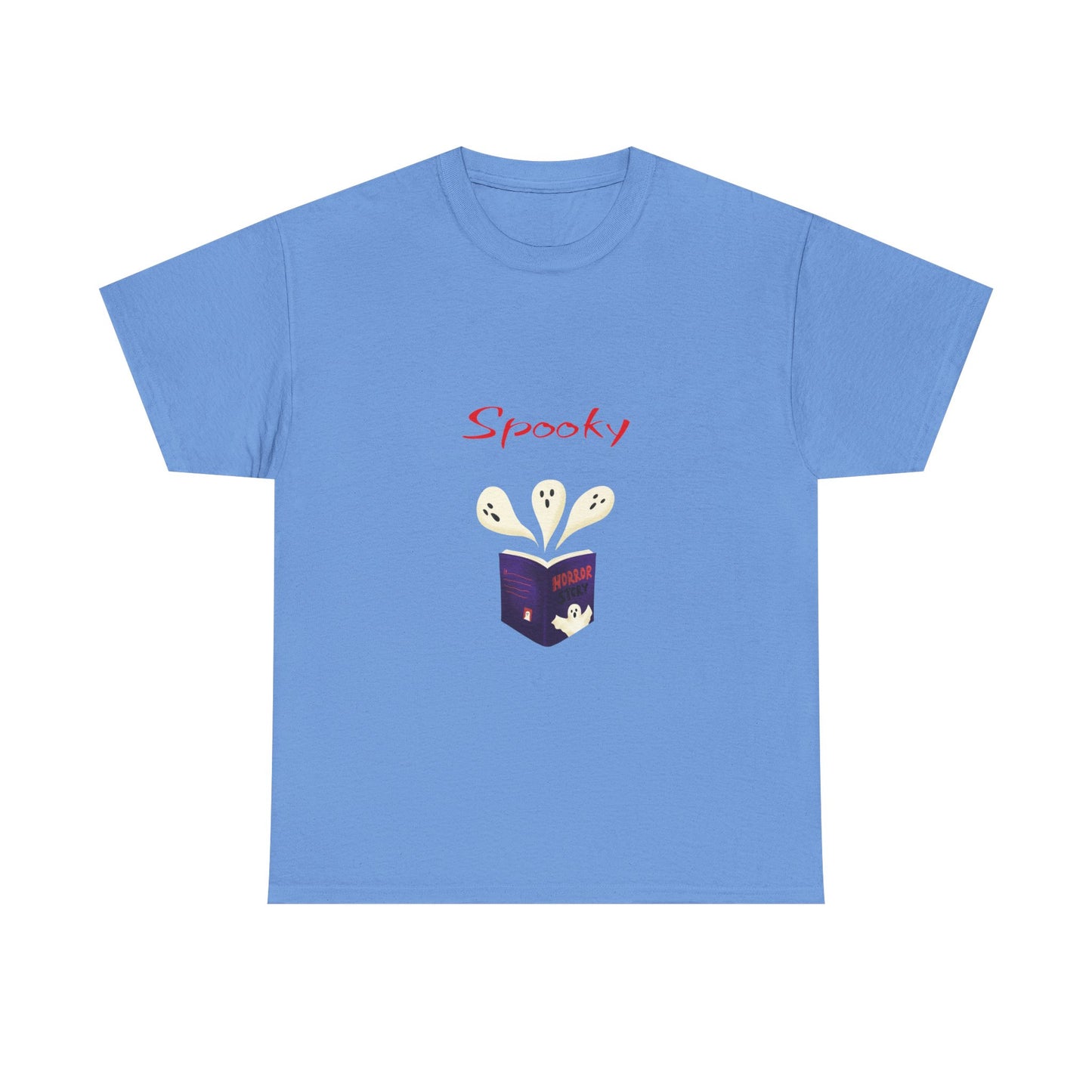 CA - Fiction -  Graphic Tee - Unisex Heavy Cotton T-Shirt Spooky Books