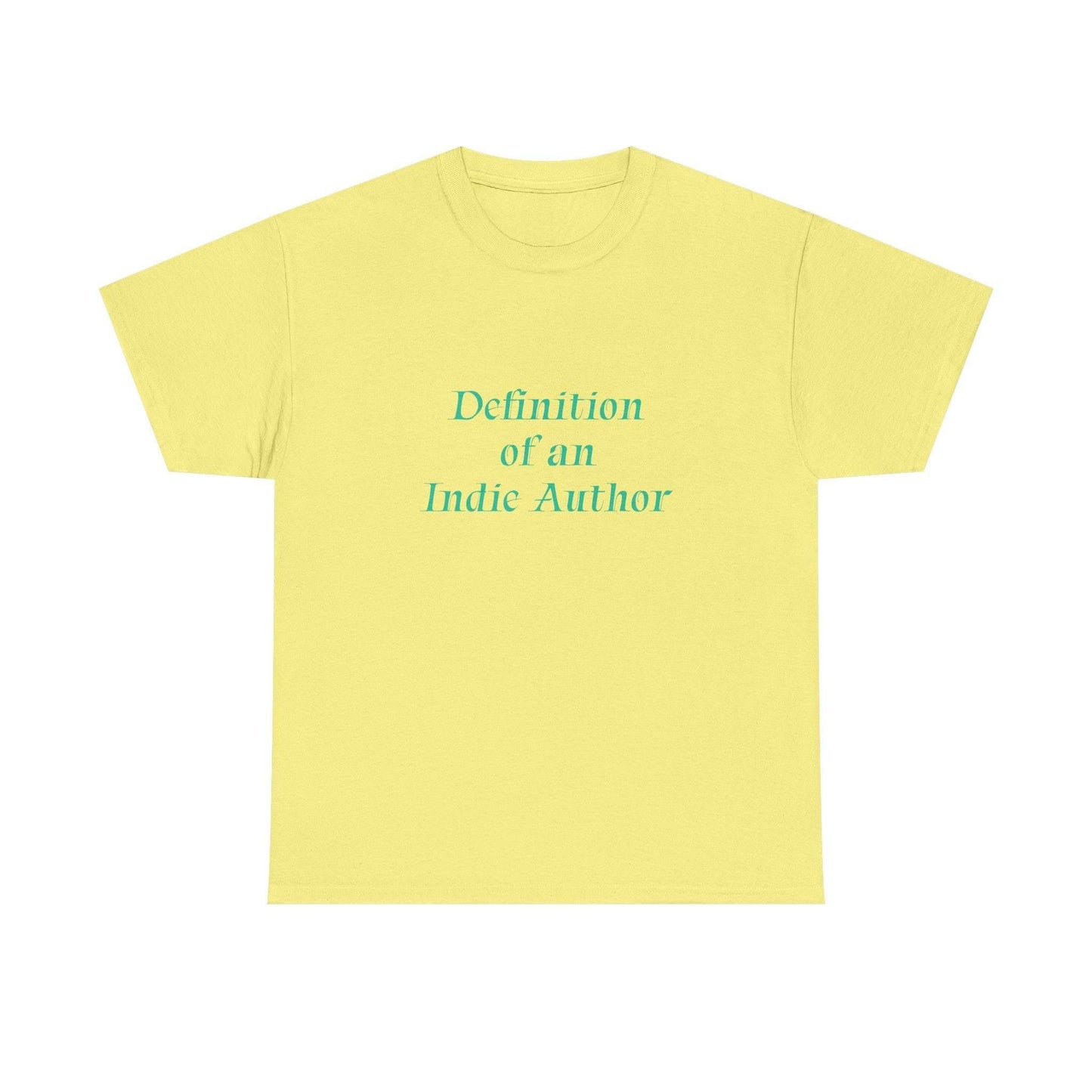 Indie Author - Unisex Heavy Cotton Tee - Creative Apparel - The Dreamer's Bookshop.