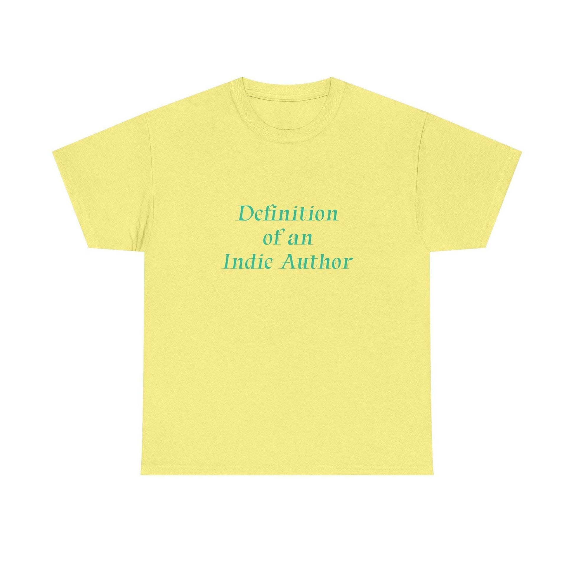 Indie Author - Unisex Heavy Cotton Tee - Creative Apparel - The Dreamer's Bookshop.