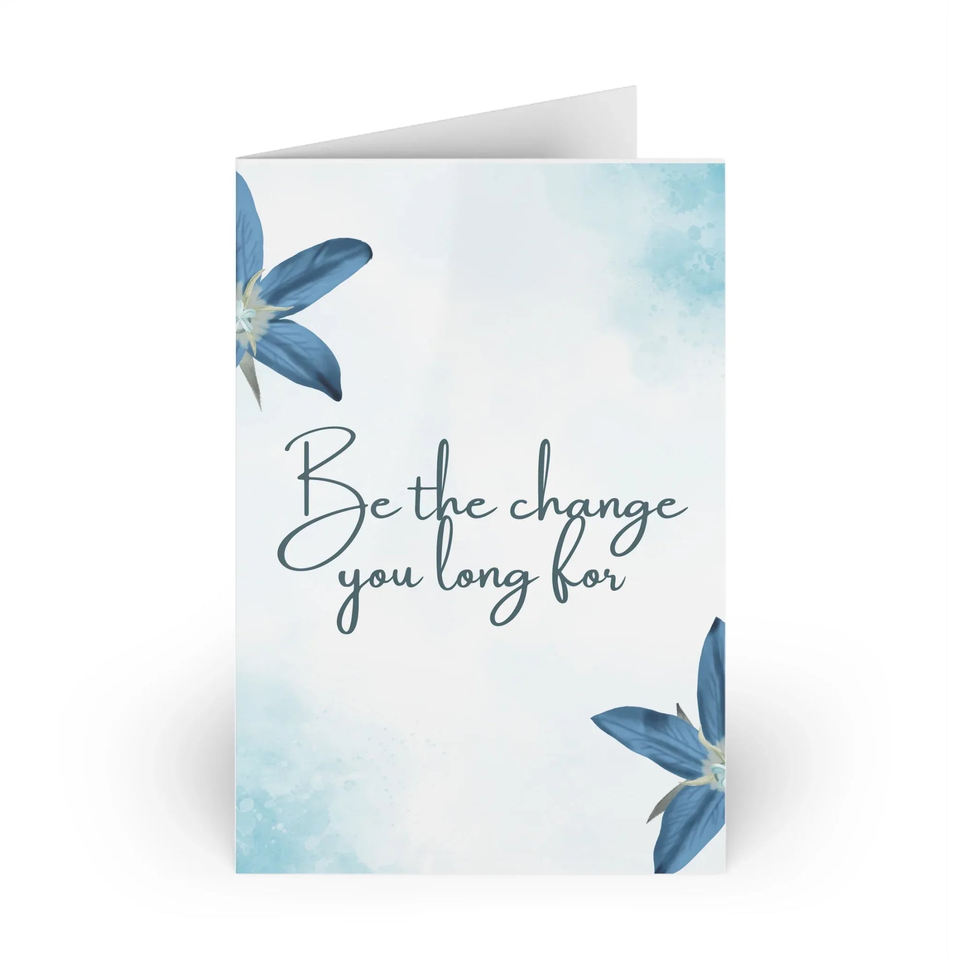 The Dreamer's Bookshop - Positive Affirmation Card "Be the change" - The Dreamer's Bookshop.