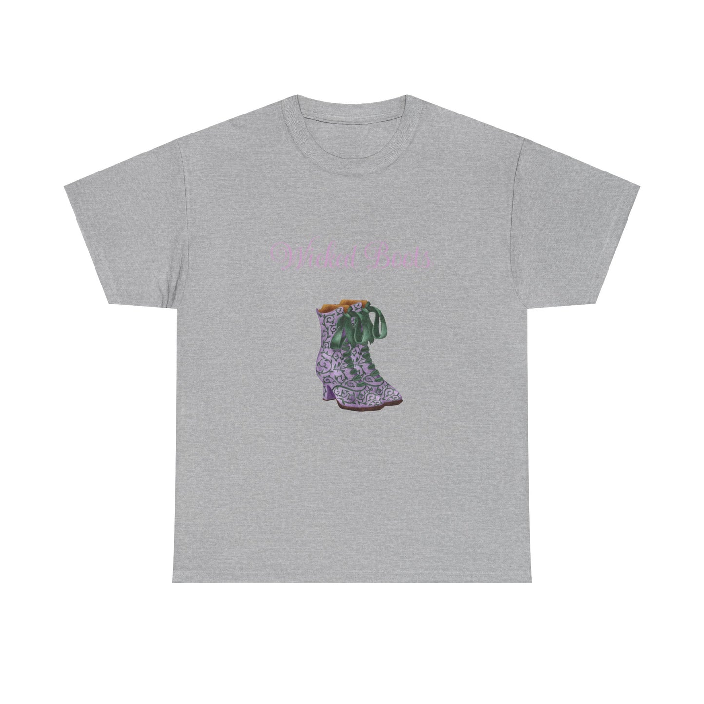 Wicked Boots Graphic Tee - Unisex Heavy Cotton T-Shirt for Nature Lovers