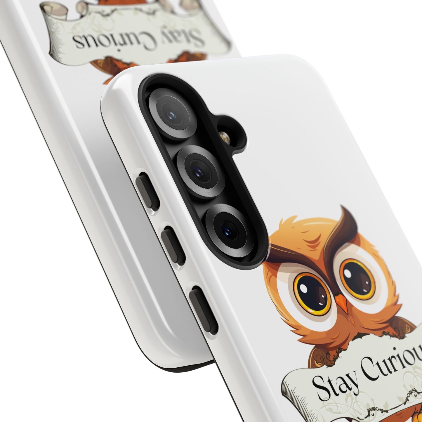 Inspired Phone Case with Stay Curious - The Dreamer's Bookshop Design