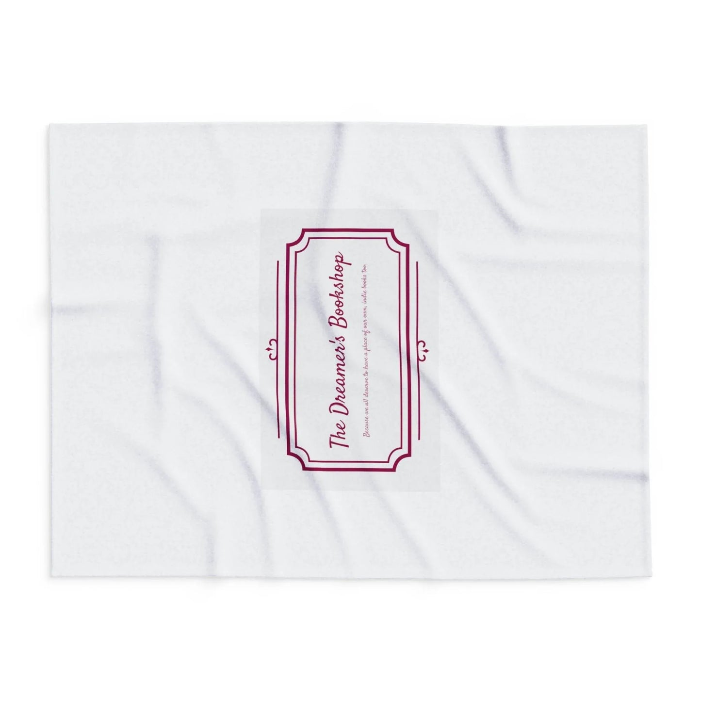 Cozy Arctic Fleece Blanket - The Dreamer's Bookshop Design - The Dreamer's Bookshop.
