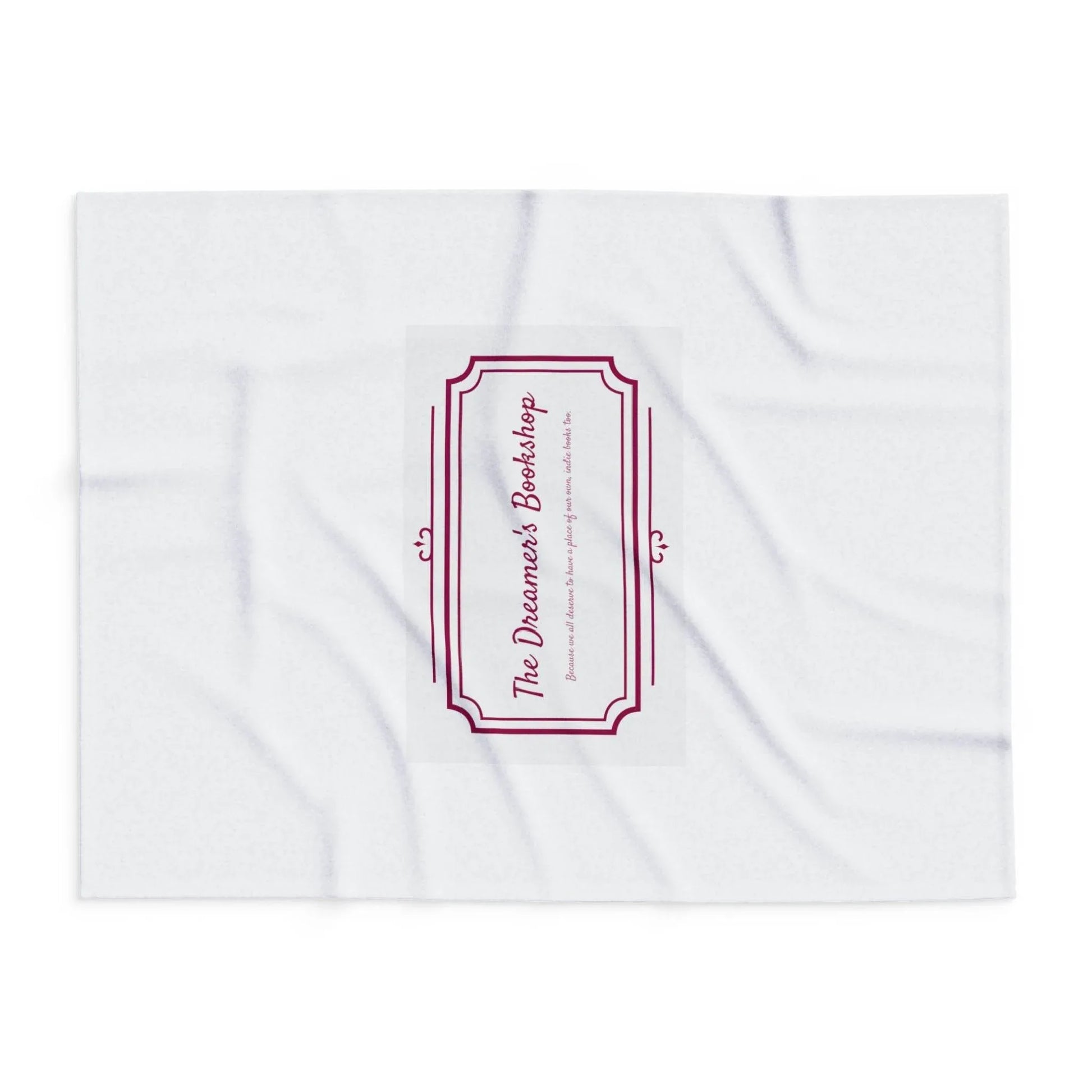 Cozy Arctic Fleece Blanket - The Dreamer's Bookshop Design - The Dreamer's Bookshop.