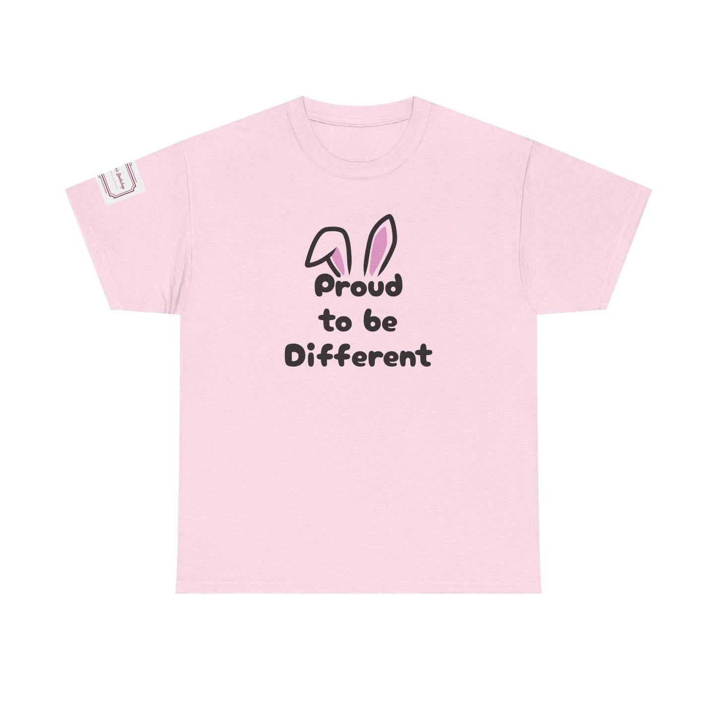Proud to be Different Unisex Heavy Cotton Tee - Celebrate Individuality - The Dreamer's Bookshop.