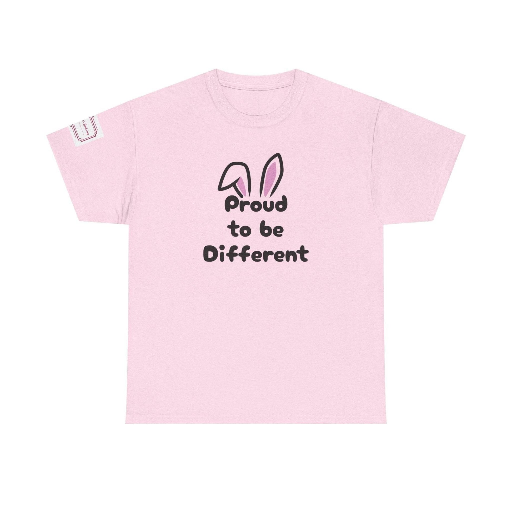 Proud to be Different Unisex Heavy Cotton Tee - Celebrate Individuality - The Dreamer's Bookshop.