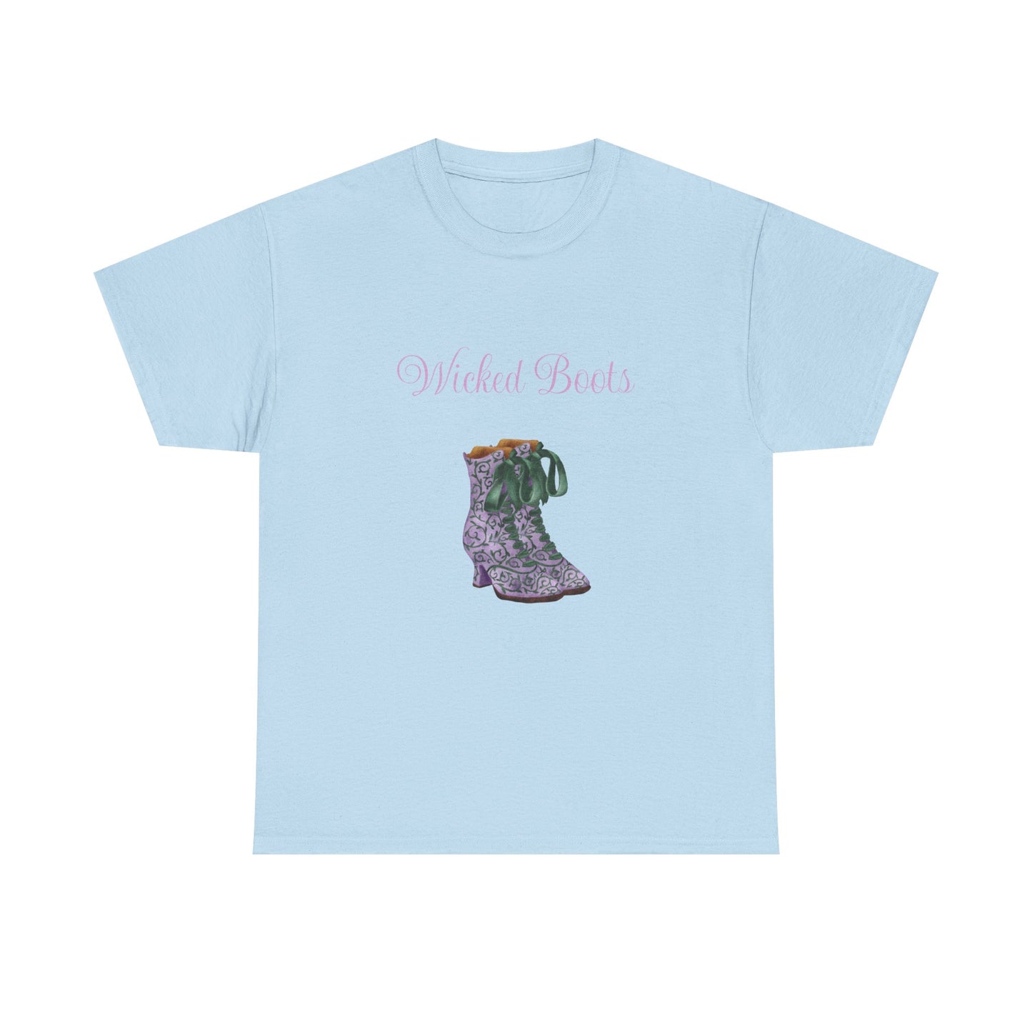 Wicked Boots Graphic Tee - Unisex Heavy Cotton T-Shirt for Nature Lovers