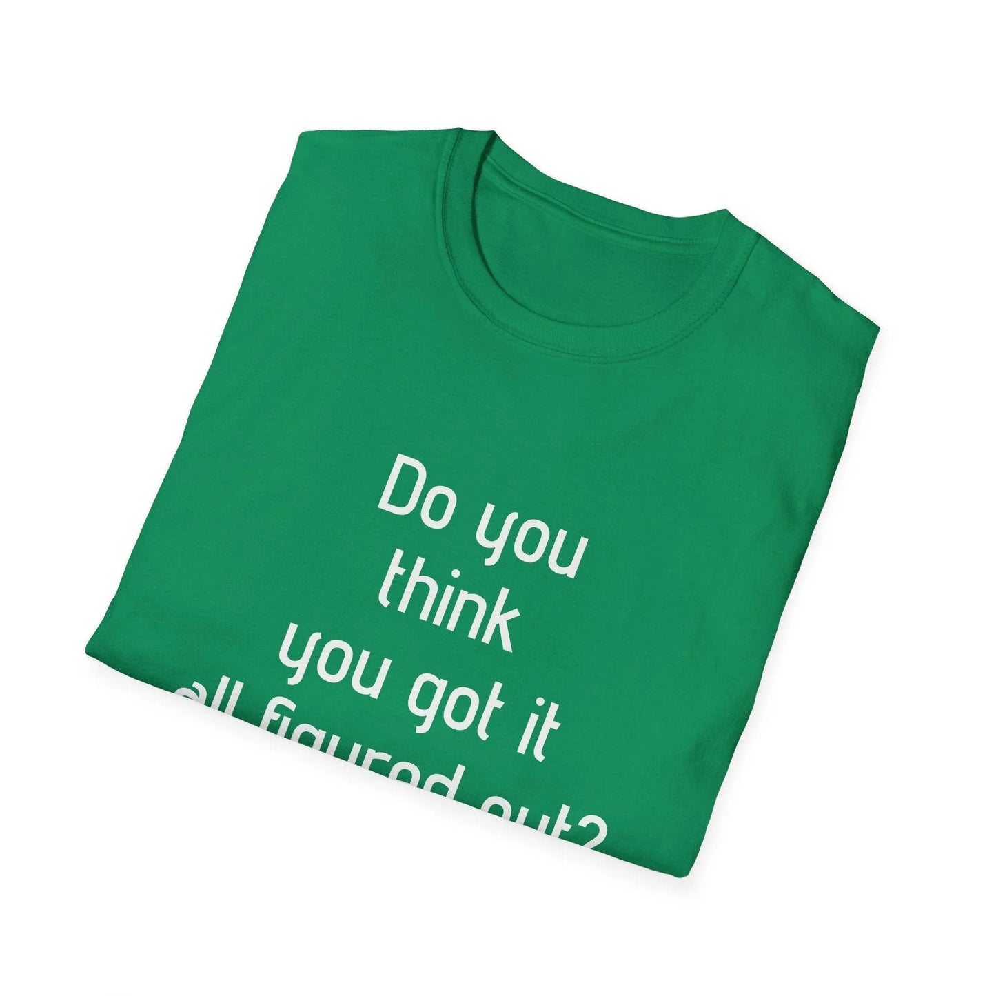 Unisex Softstyle T-Shirt - 'Think Again' - The Dreamer's Bookshop.