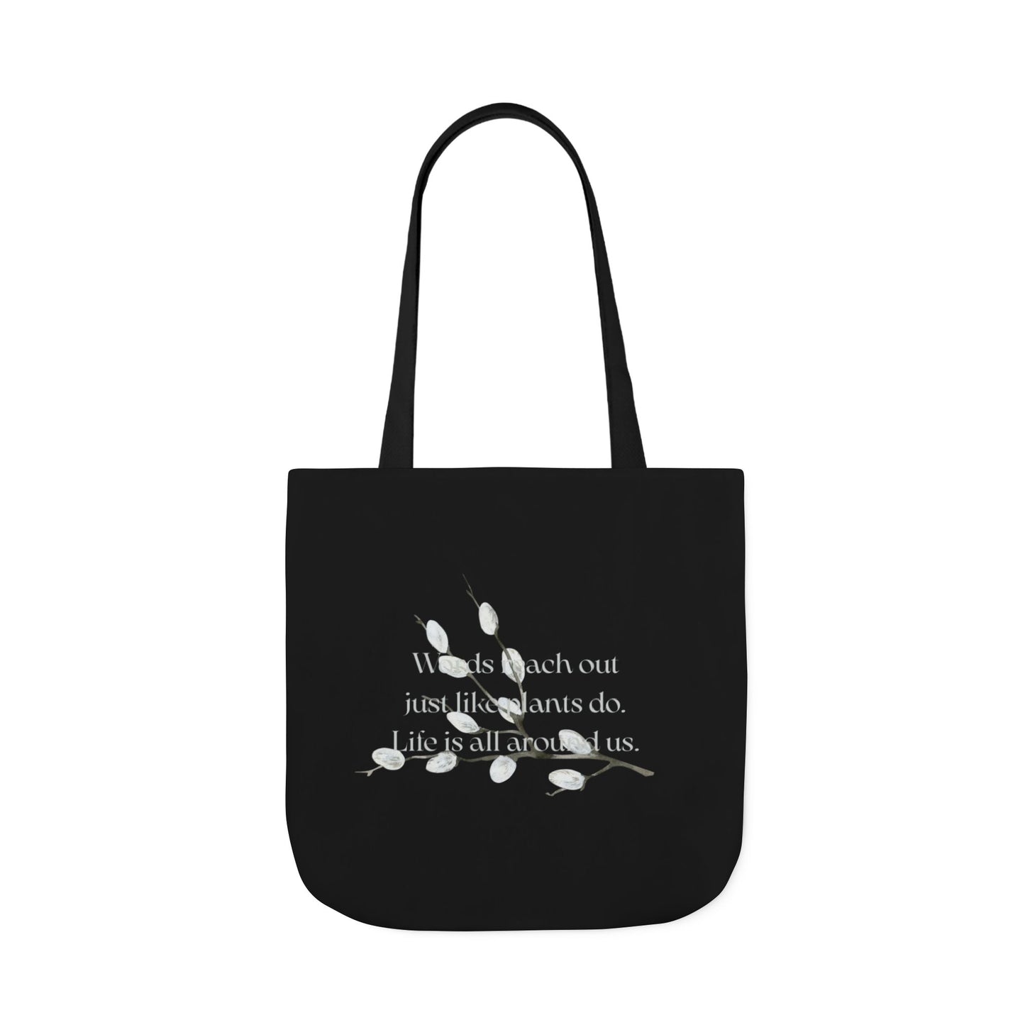 Canvas Tote Bag - "Words Reach Out"