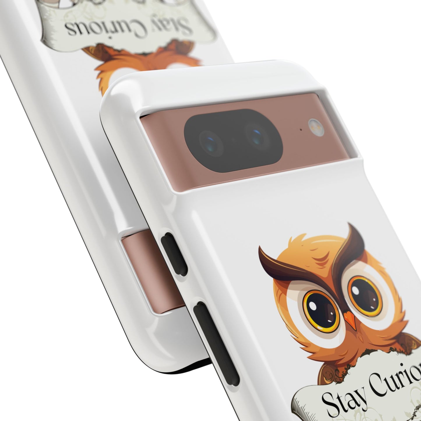 Google - Artistic Phone Case with Stay Curious - The Dreamer's Bookshop Design - Tough Cases