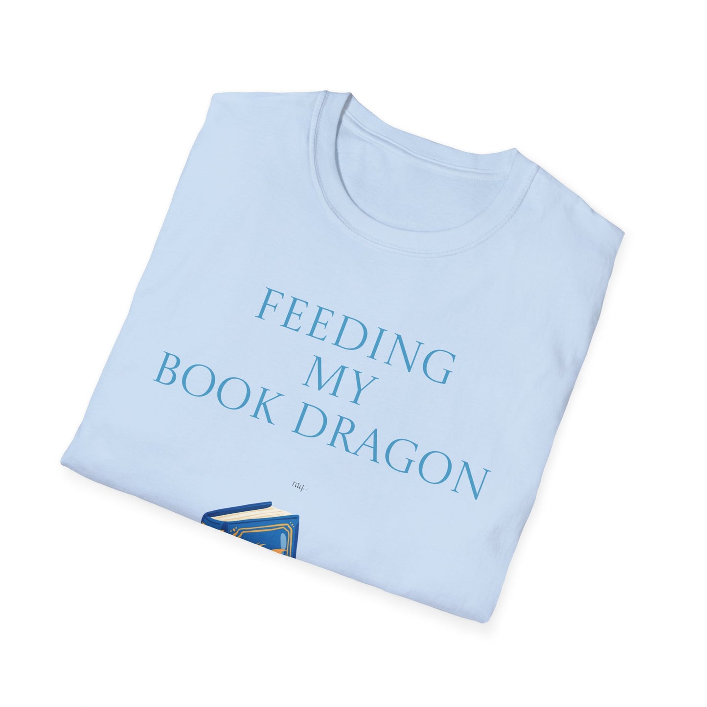 Unisex Softstyle T-Shirt - 'Book Dragon'
