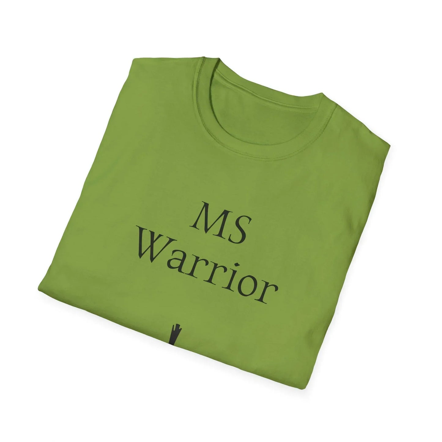 M.S. Warrior Unisex Softstyle T-Shirt - Empowering Battle for Women's Health - The Dreamer's Bookshop.
