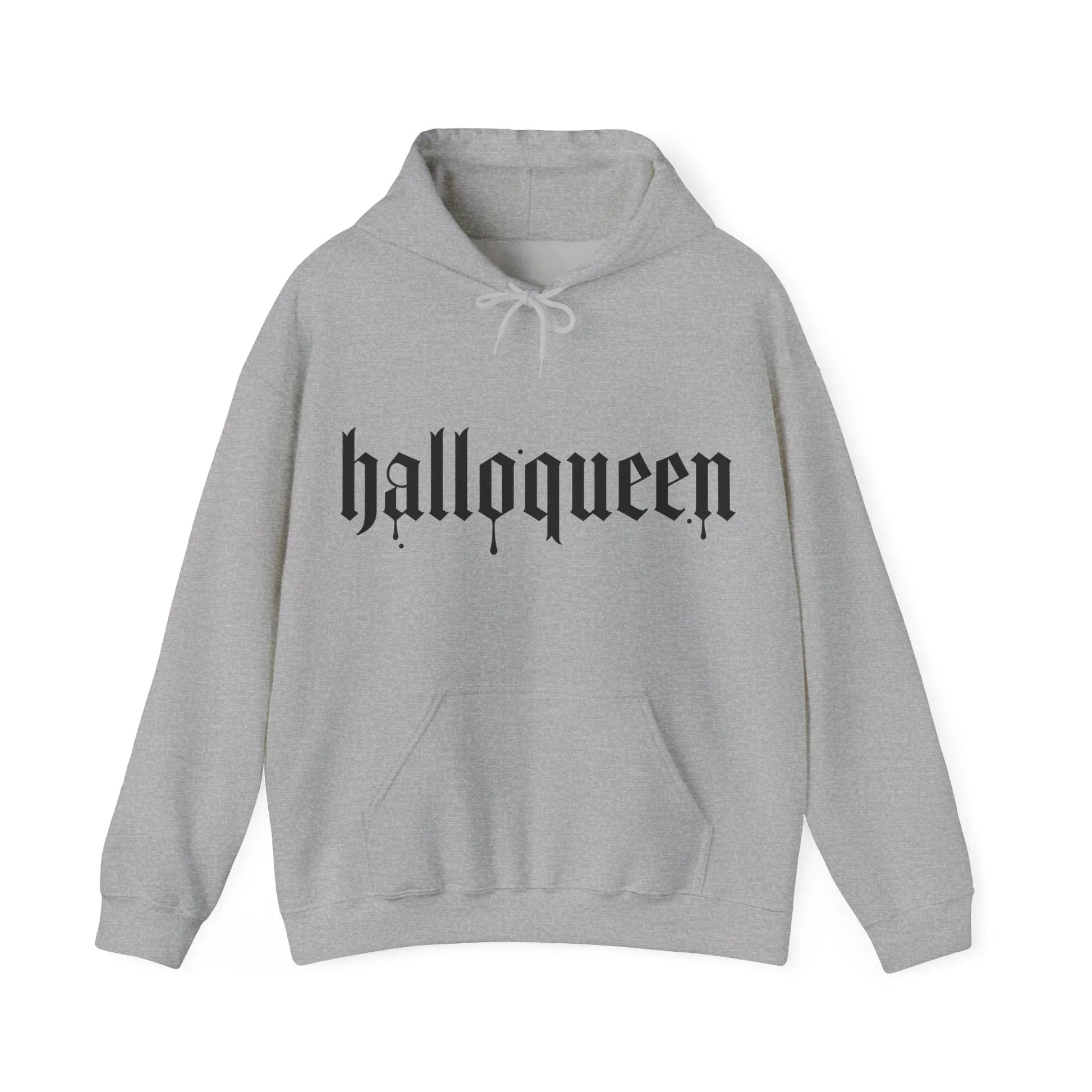 Halloqueen Spooky Hoodie - Cozy Unisex Sweatshirt for Book Lovers - The Dreamer's Bookshop.