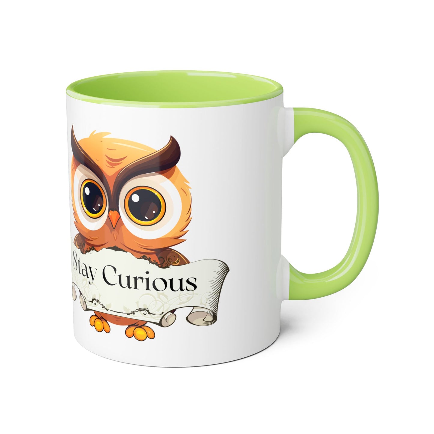 Stay Curious Mug - 11oz Coffee Cup for Book Lovers