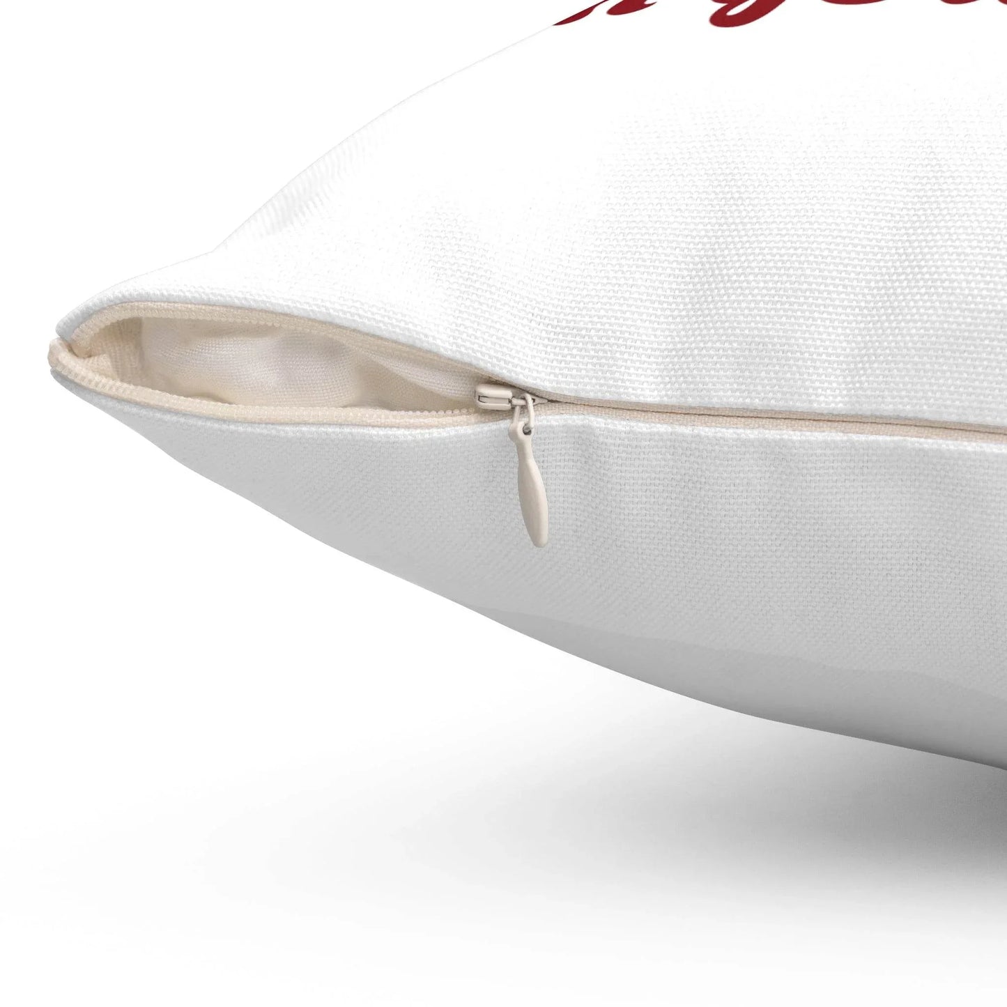 Inspirational Dreamer Square Pillow - Perfect for Book Lovers & Cozy Home Decor - The Dreamer's Bookshop.