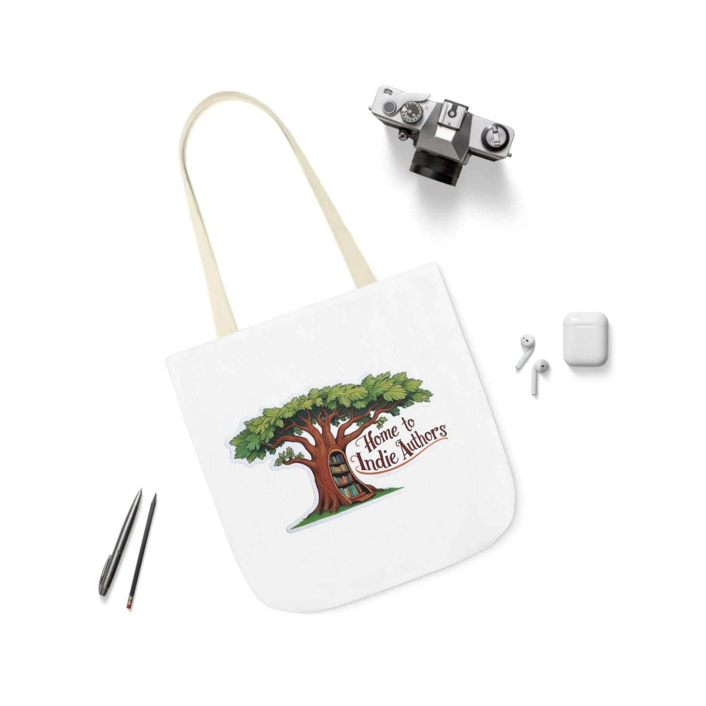 Literary Canvas Tote Bag - Perfect for Book Lovers & Indie Authors - The Dreamer's Bookshop.