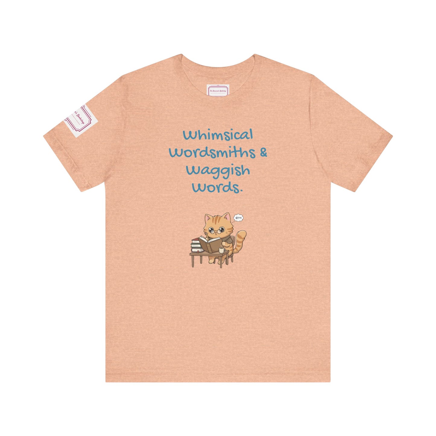 Whimsical Wordsmiths Tee - Fun Short Sleeve Shirt for Writers & Book Lovers