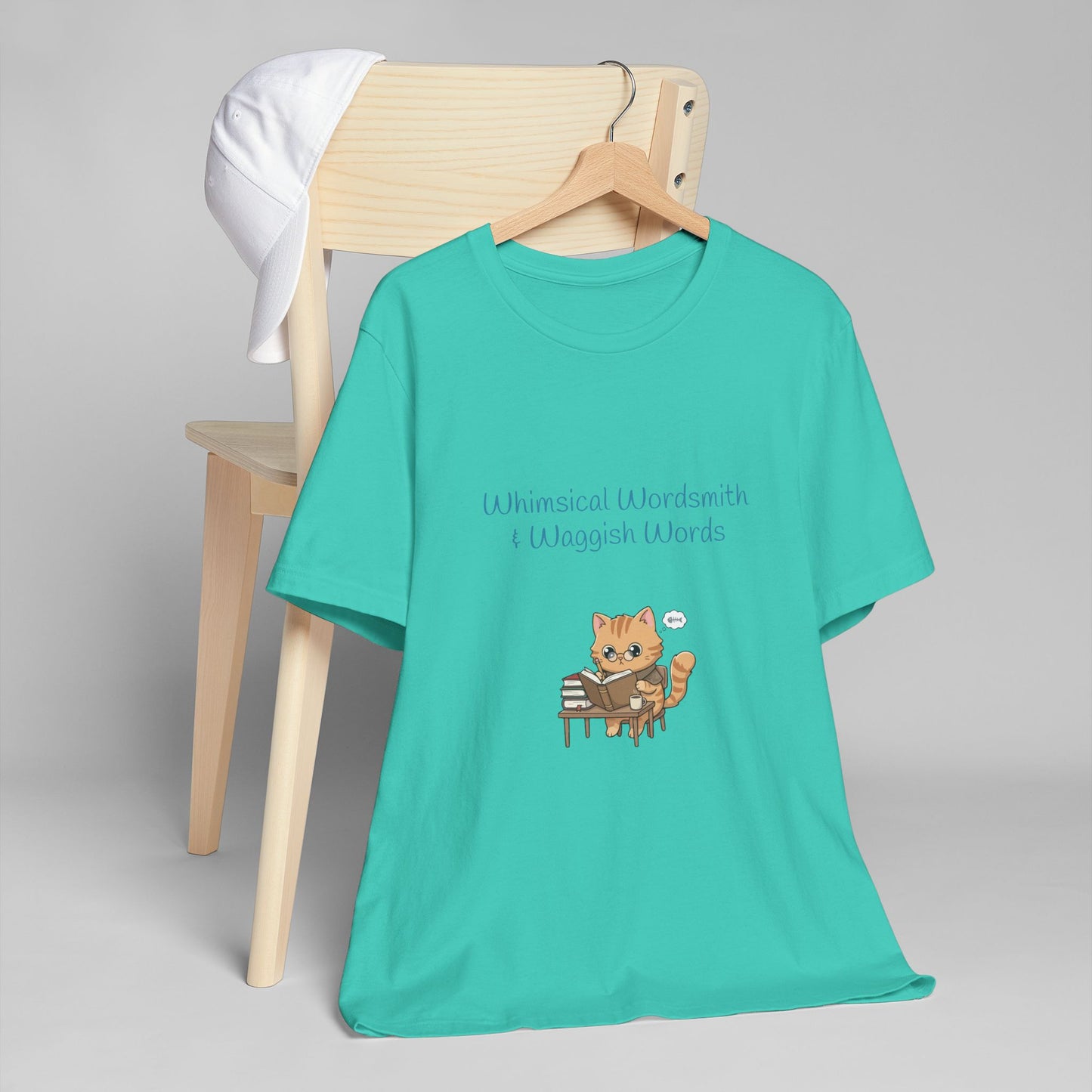 Unisex Jersey T-Shirt - 'Whimsical Wordsmith' Book lovers