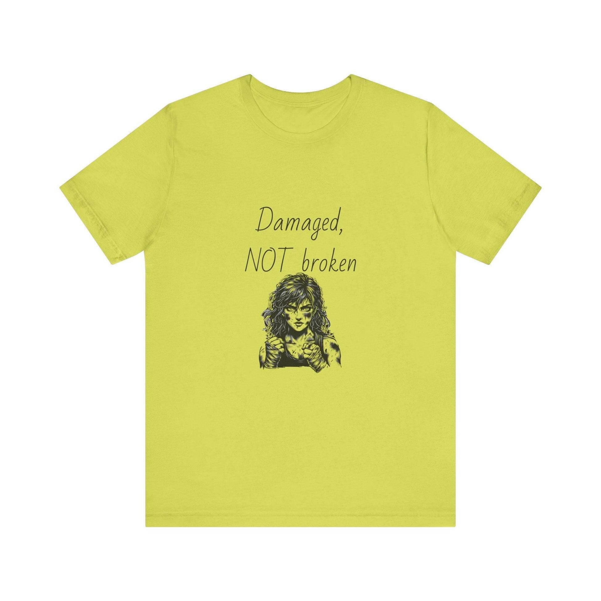 Fierce Survivor Unisex Short Sleeve Tee - Damaged, NOT broken - The Dreamer's Bookshop.