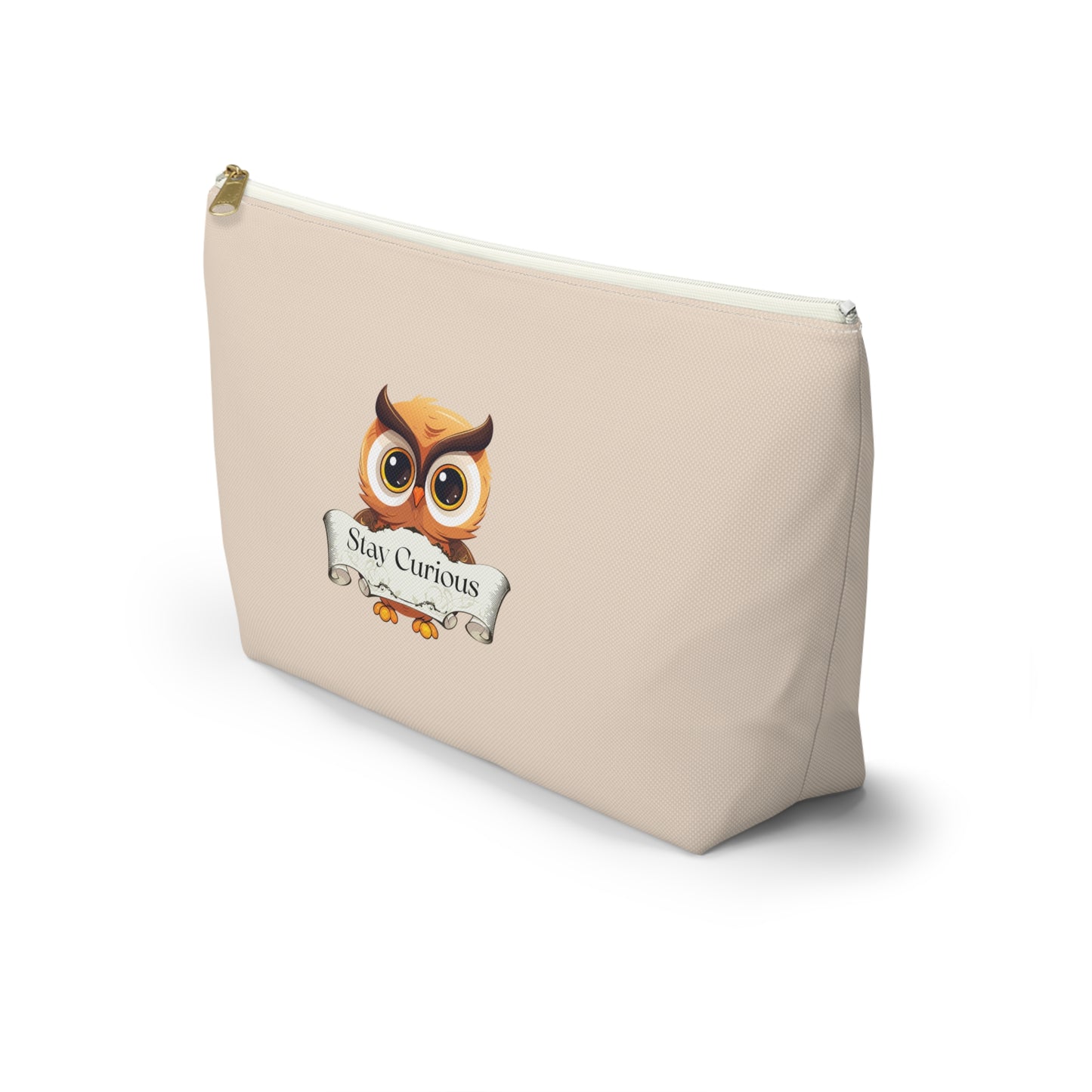 Accessory Pouch — "Stay Curious" Reader's Essentials Bag