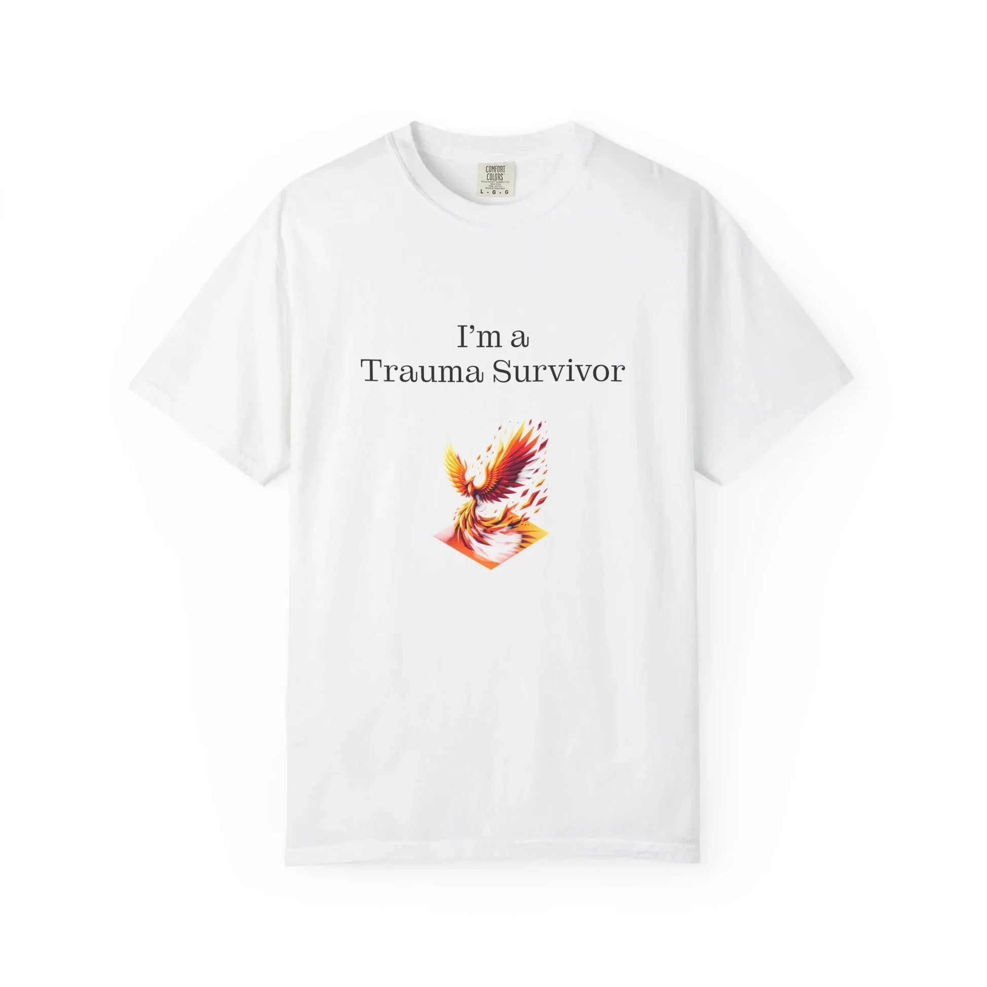 Trauma Survivor Unisex Garment-Dyed T-Shirt - Empowering Supportive Apparel - The Dreamer's Bookshop.