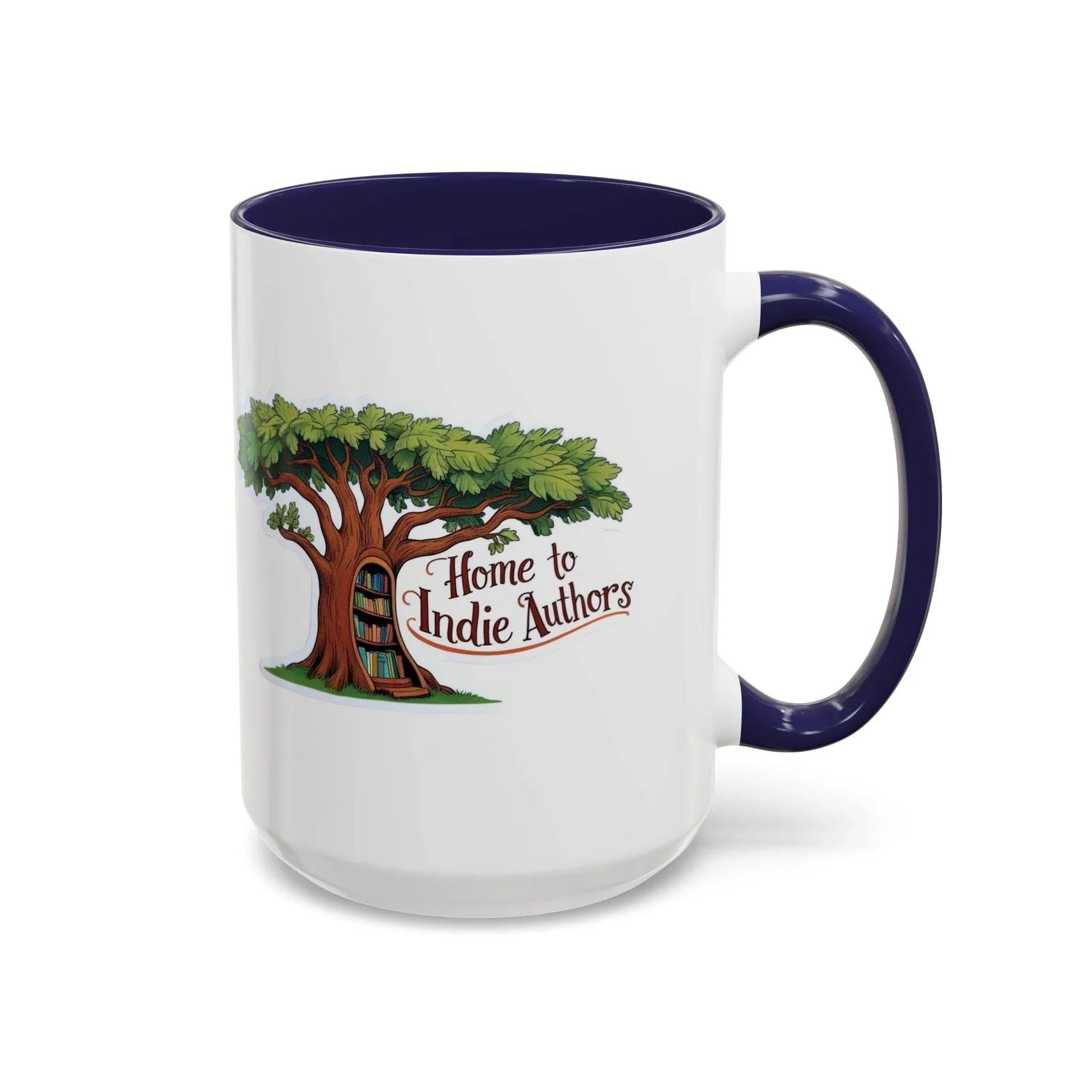 Home to Indie Authors Accent Coffee Mug - Perfect Gift for Writers & Book Lovers - The Dreamer's Bookshop.