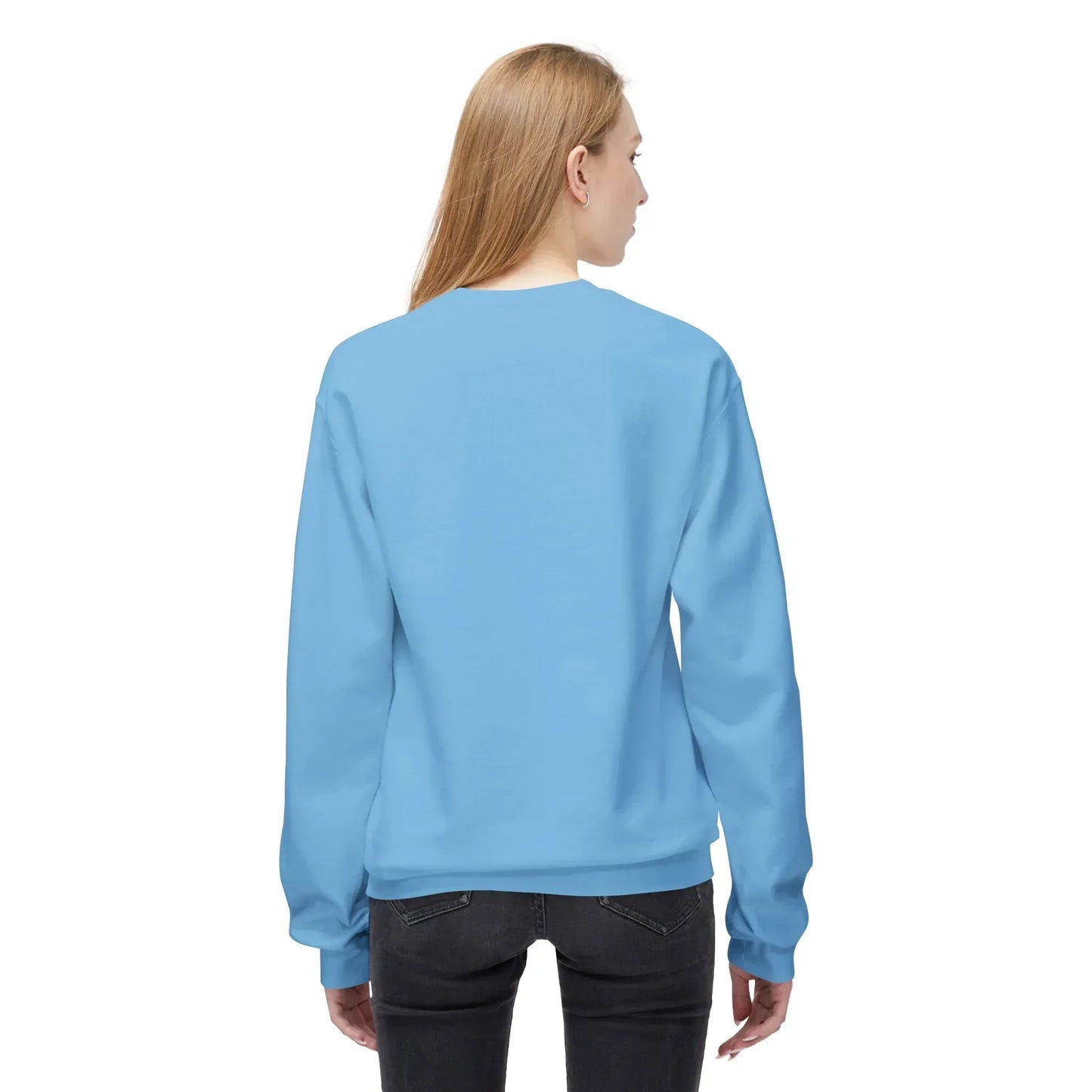 A Merry Little Bookmas - Fleece Crewneck Sweatshirt - Unisex Midweight - The Dreamer's Bookshop.
