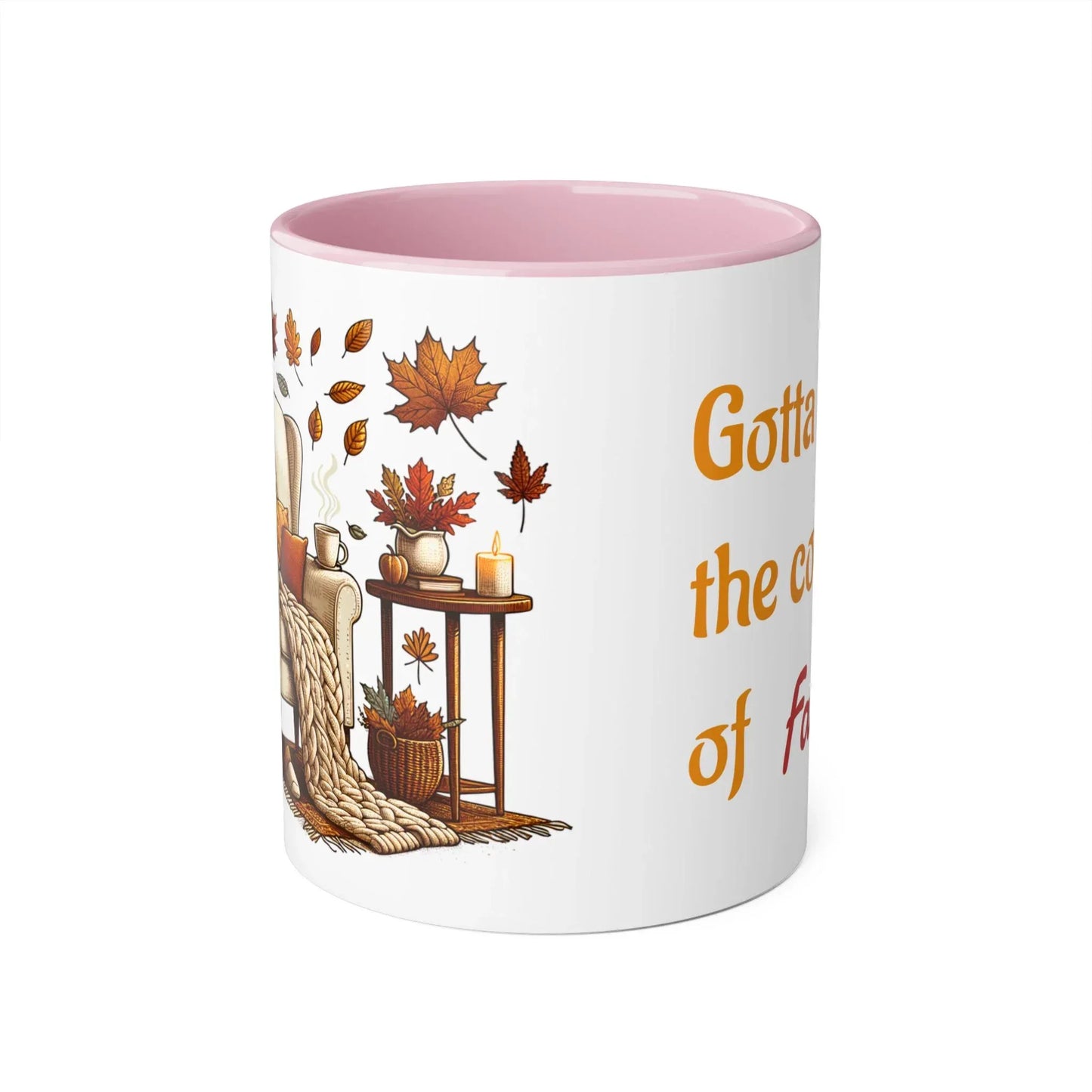 The Cosiness of Fall - 11oz Cup for Booklovers - The Dreamer's Bookshop.