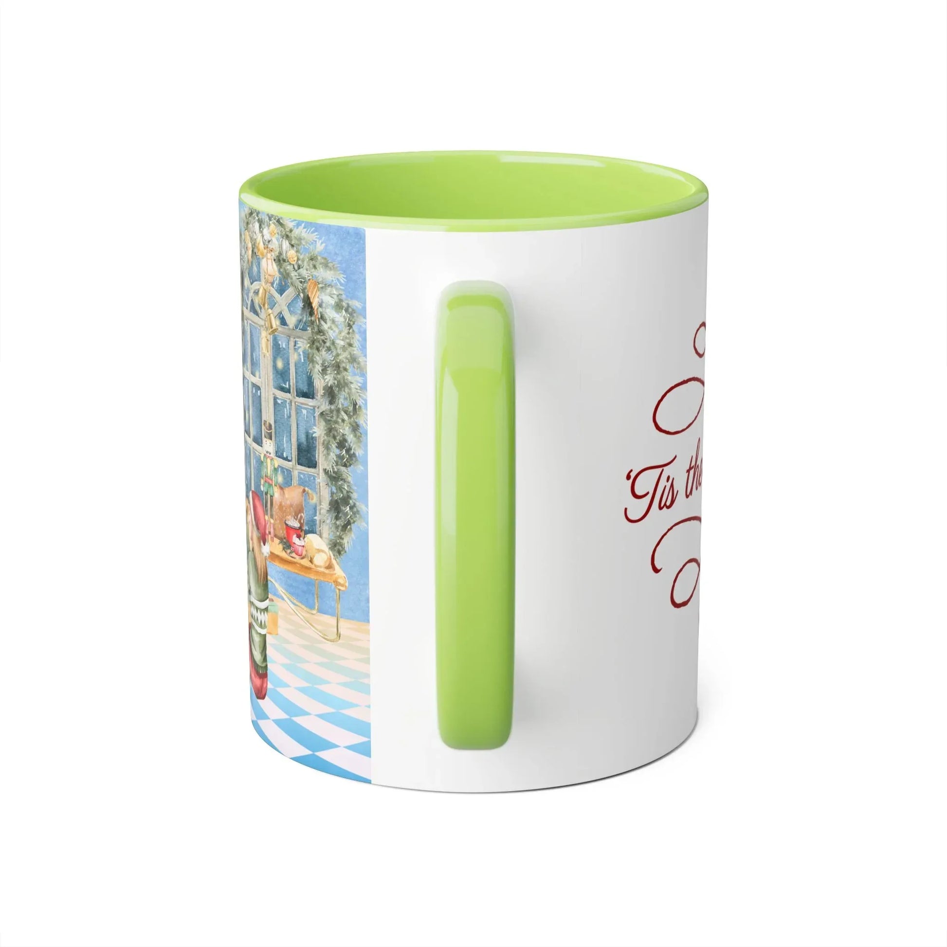 Christmas Tree Decoration Coffee Mug - 11oz Cup tis the Season - The Dreamer's Bookshop.