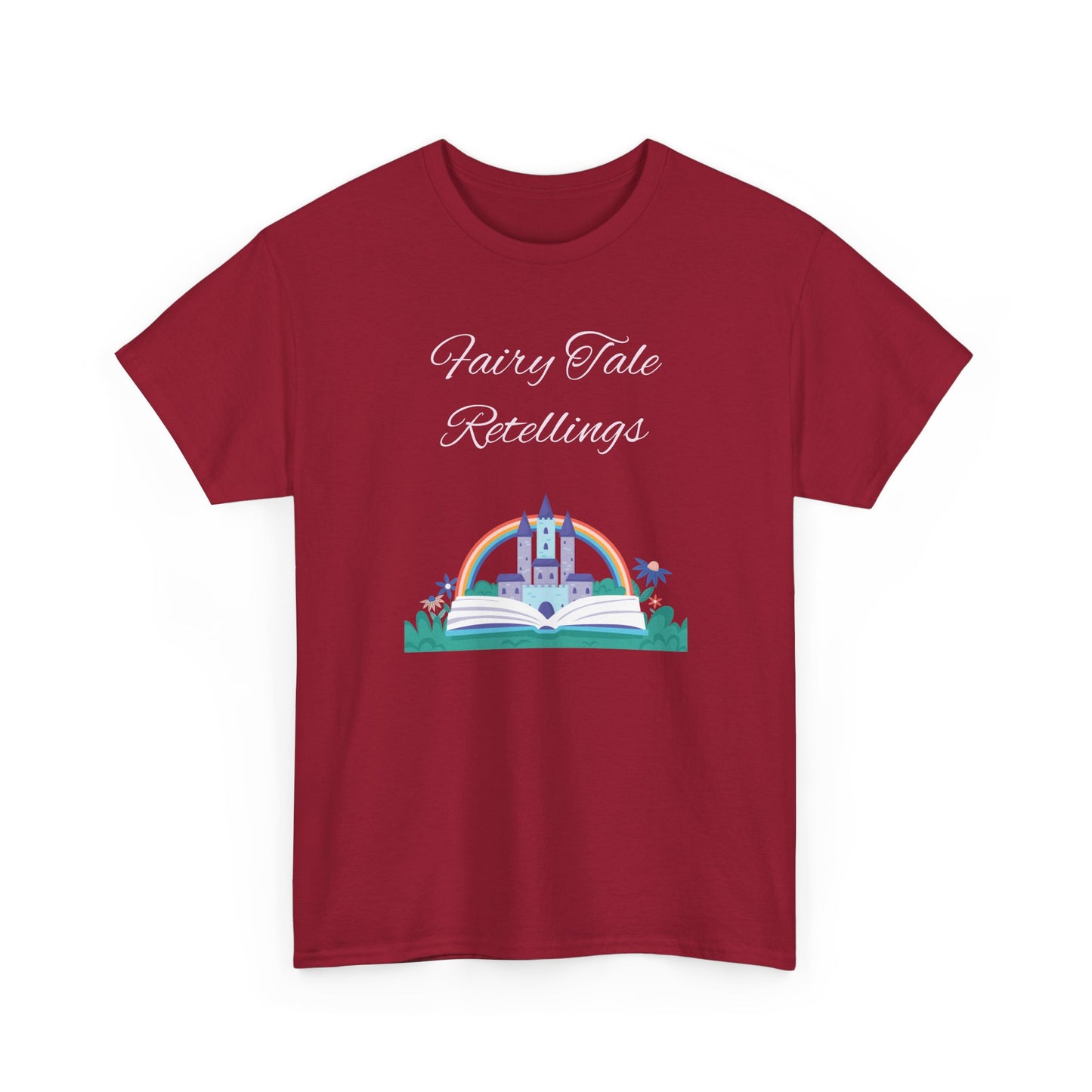 Fiction -  Graphic Tee - Unisex Heavy Cotton T-Shirt - Fairy Tale Retellings