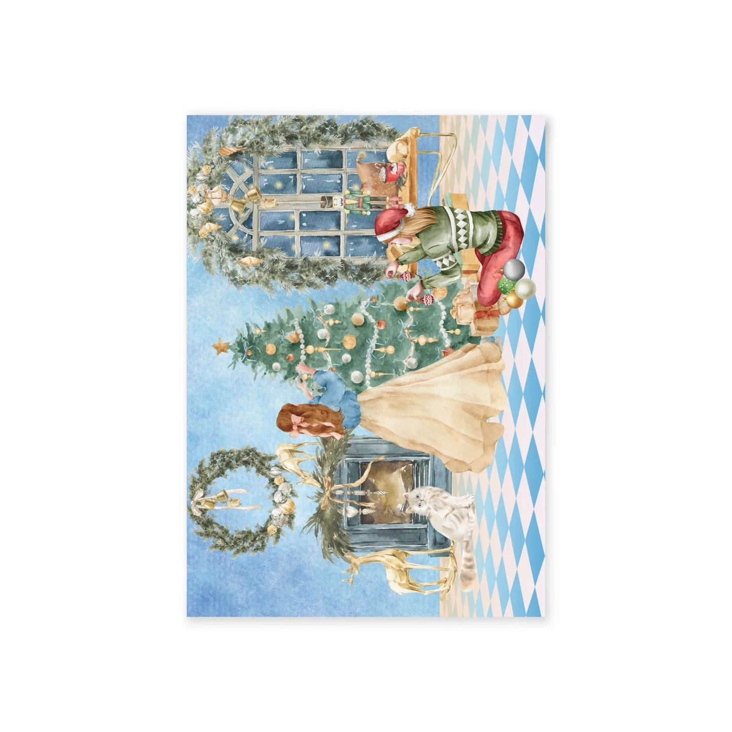 The Dreamer's Bookshop "Tree Decoration" Christmas Card - The Dreamer's Bookshop.