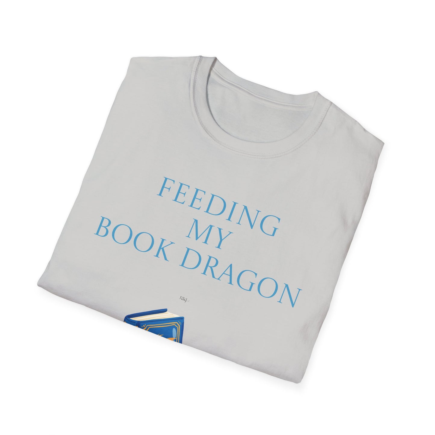 Unisex Softstyle T-Shirt - 'Book Dragon'