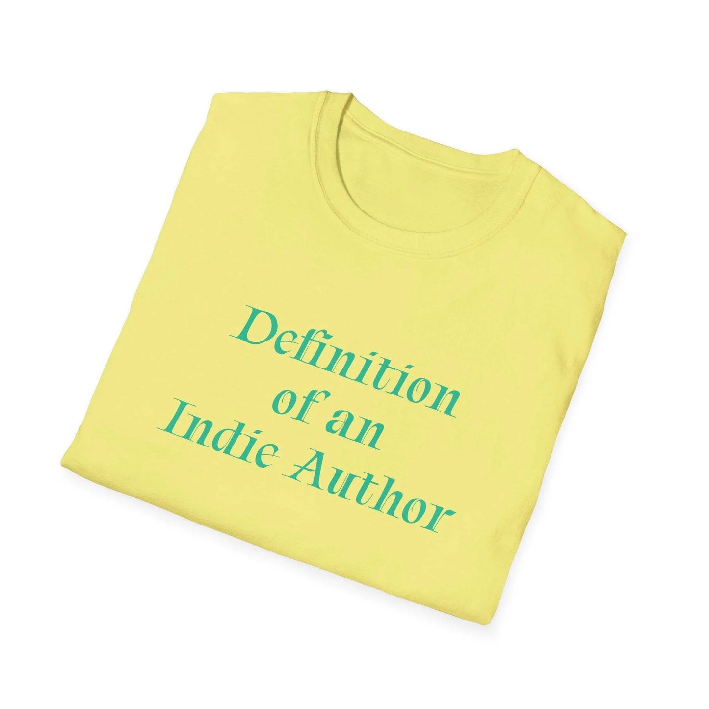 Unisex Softstyle T-Shirt - 'Indie Author' Inspirational - The Dreamer's Bookshop.