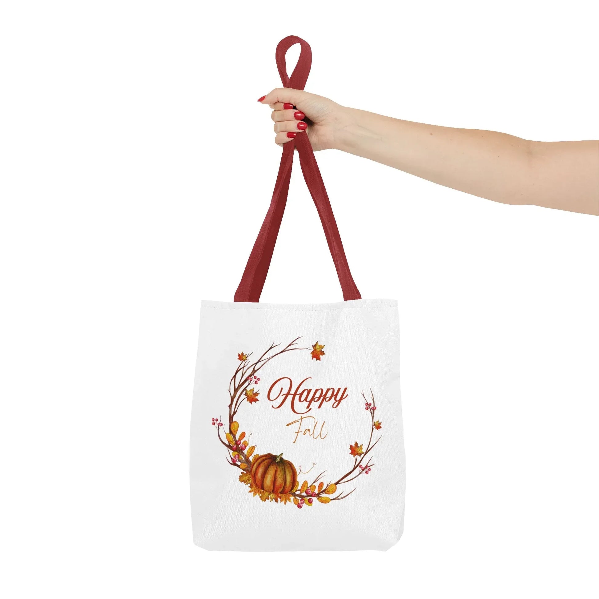 Happy Fall Tote Bag - Cozy Autumn Design - The Dreamer's Bookshop.