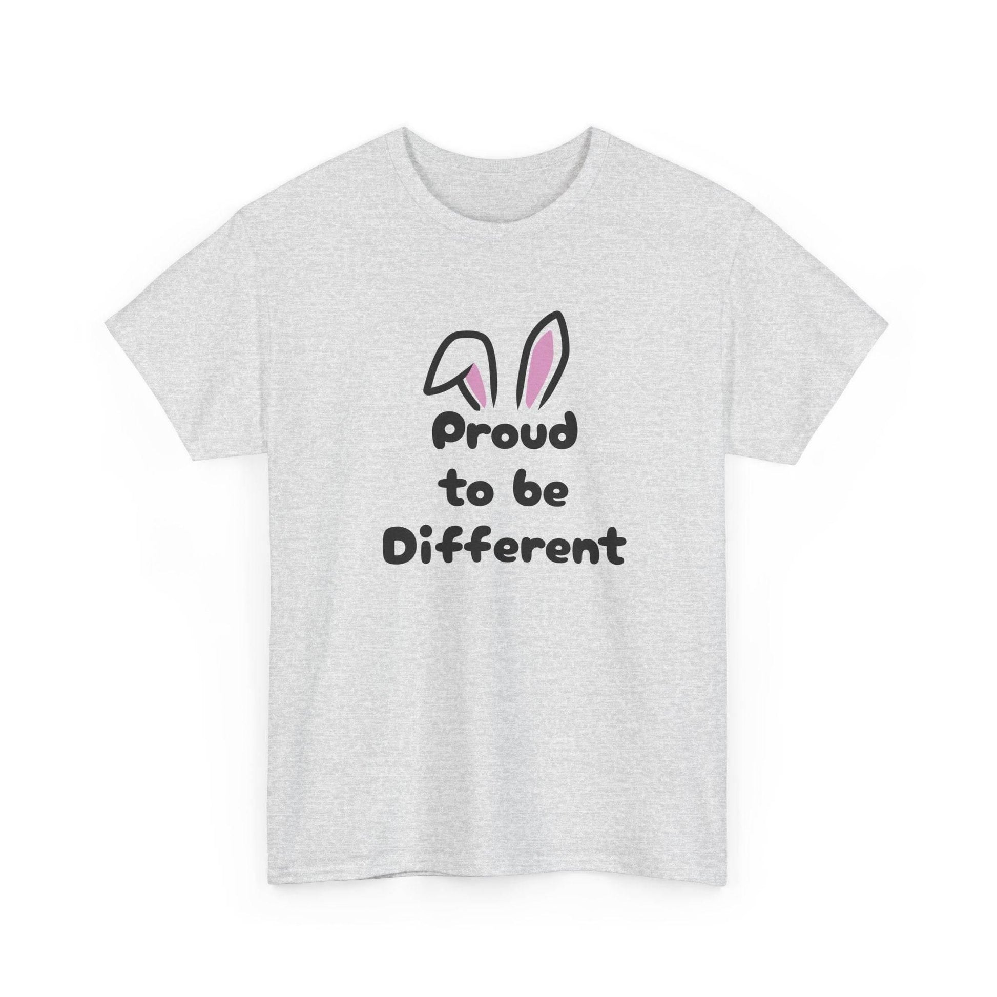 Proud to be Different Unisex Heavy Cotton Tee - Celebrate Individuality & Self-Expression - The Dreamer's Bookshop.