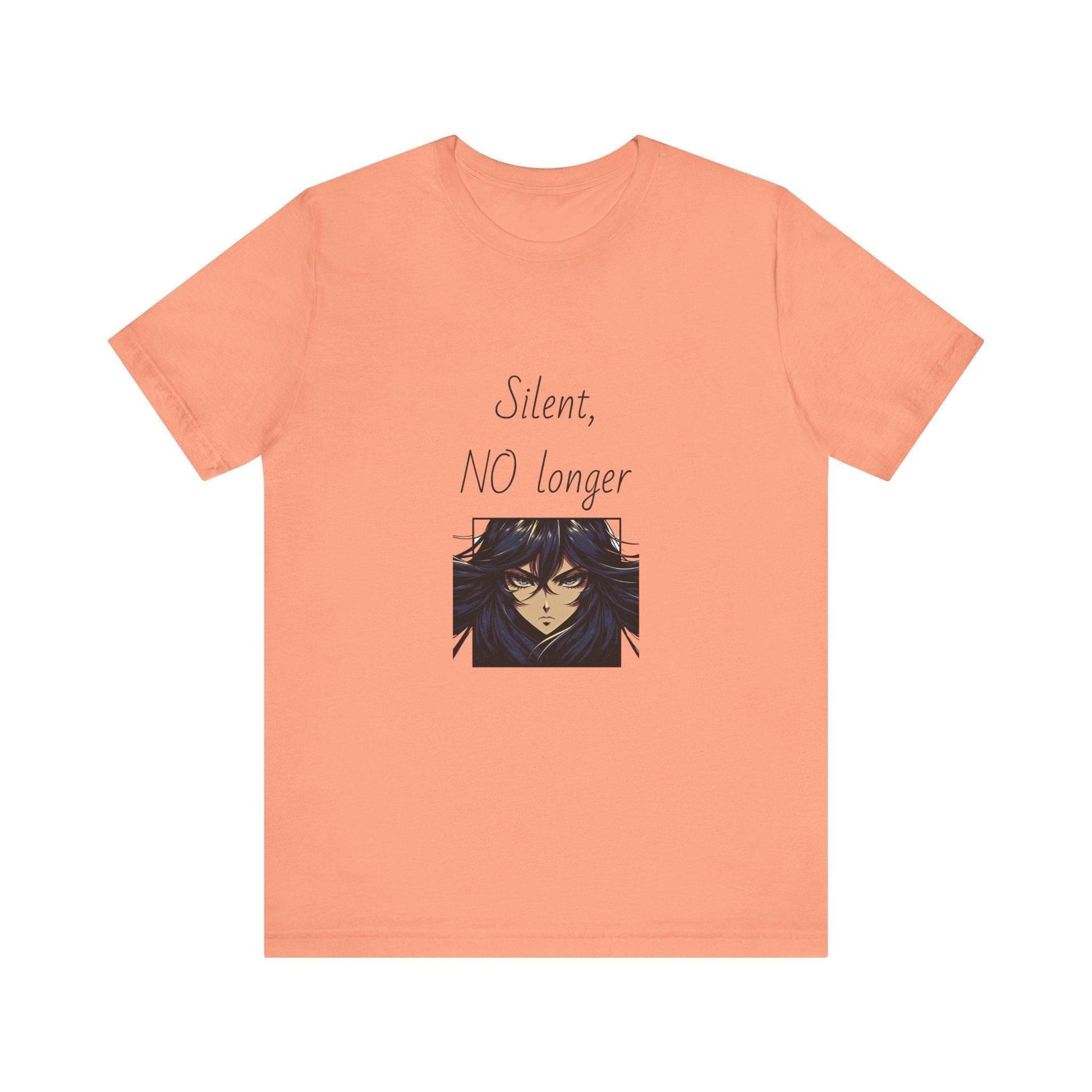 Fierce Survivor Unisex Short Sleeve Tee - Silent, NO longer - The Dreamer's Bookshop.