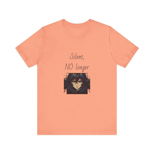 Fierce Survivor Unisex Short Sleeve Tee - Silent, NO longer - The Dreamer's Bookshop.
