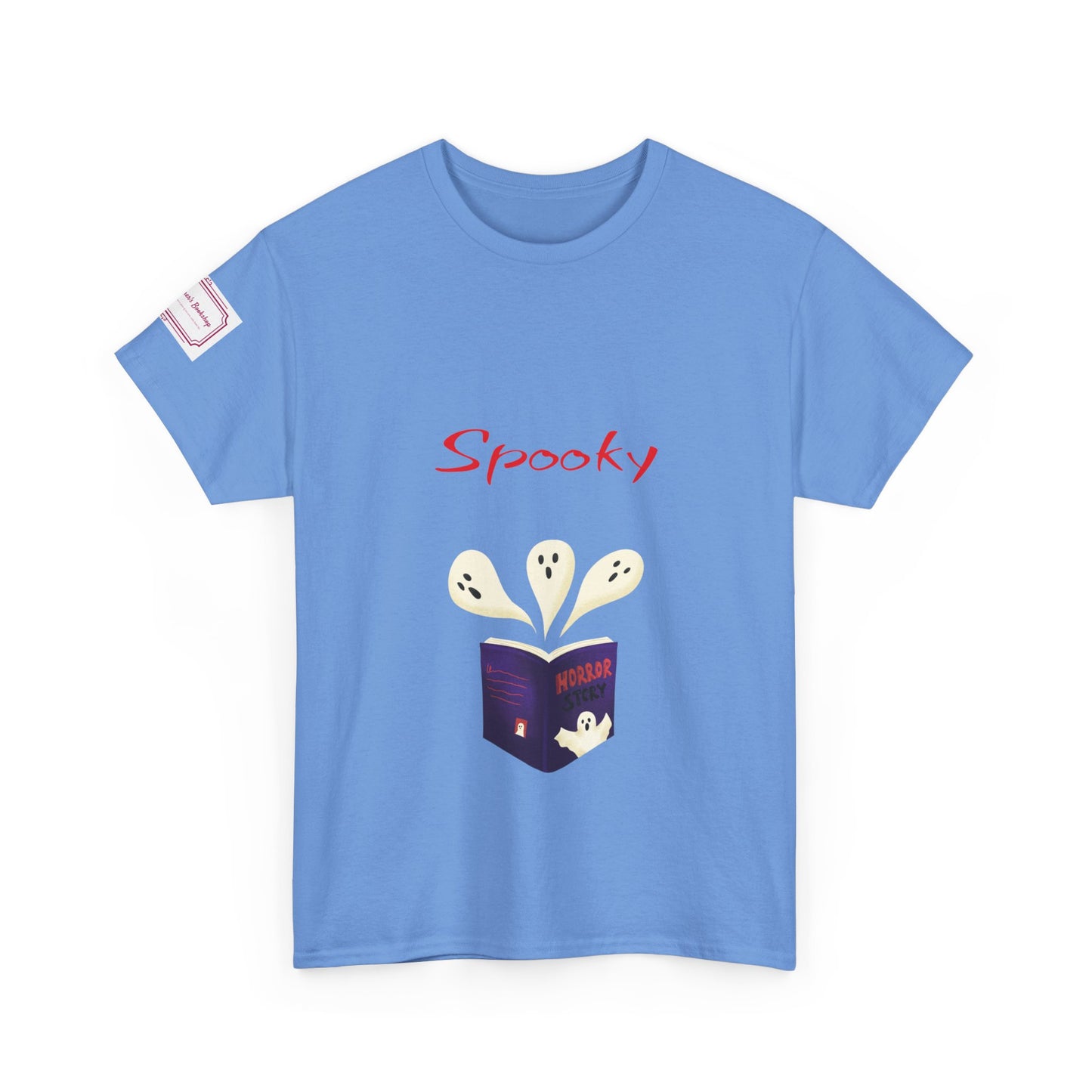 US (Ww) Fiction - Graphic Unisex Heavy Cotton Tee - Spooky Books